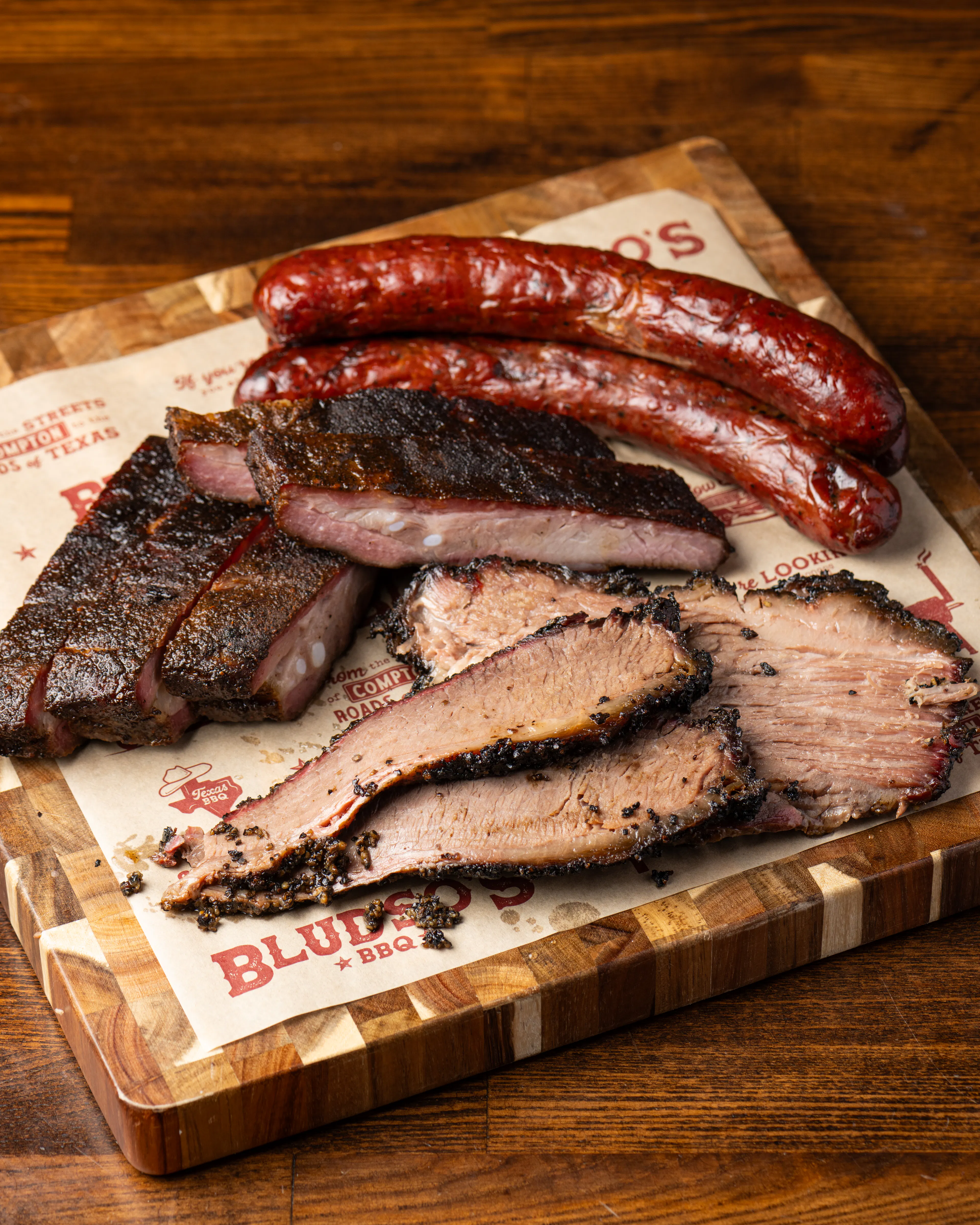 Mini Trinity BBQ Combo - Brisket, Ribs & Links