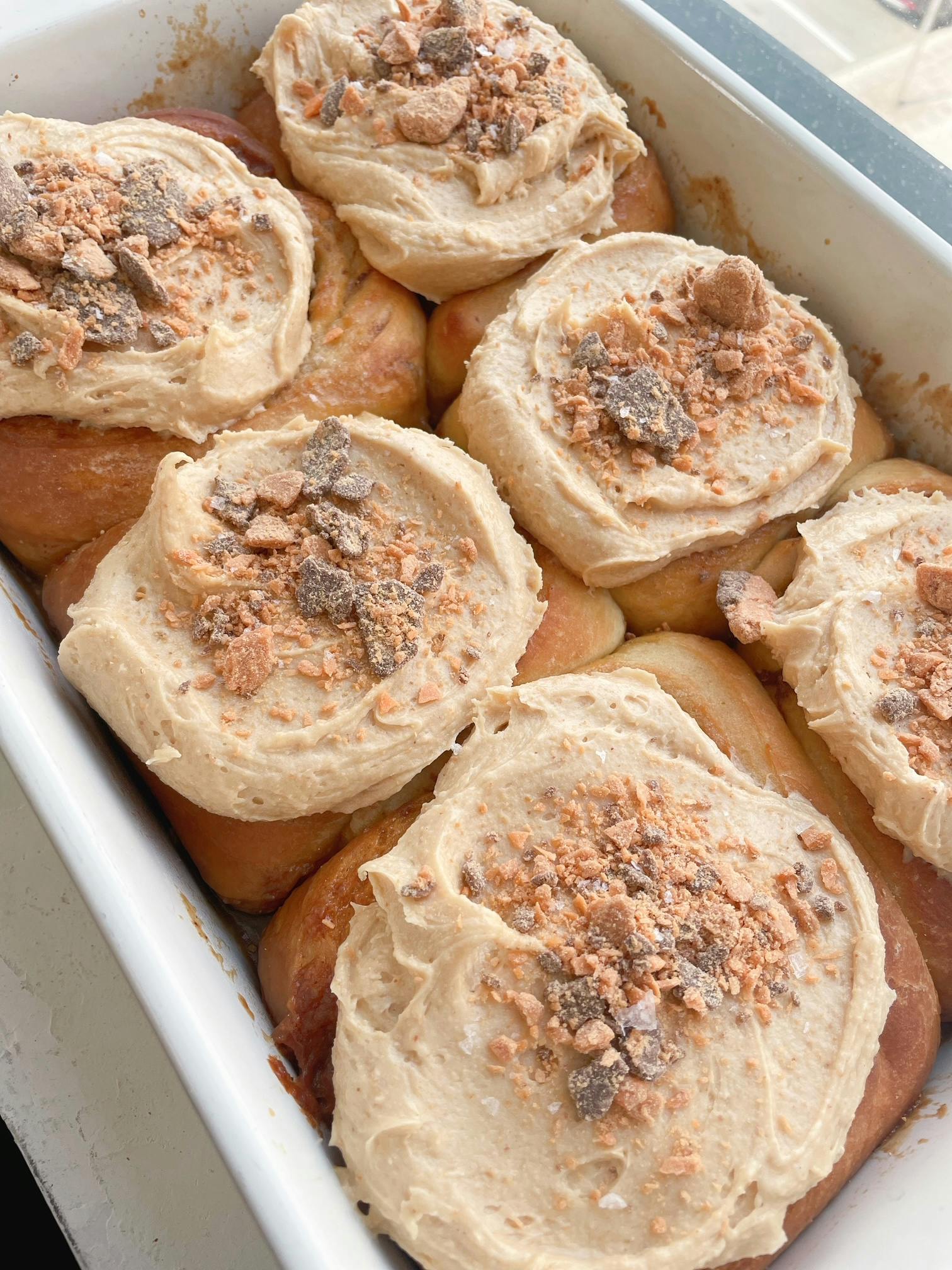 Butterfinger x The Hive Salted Caramel Cinnamon Rolls by The Hive