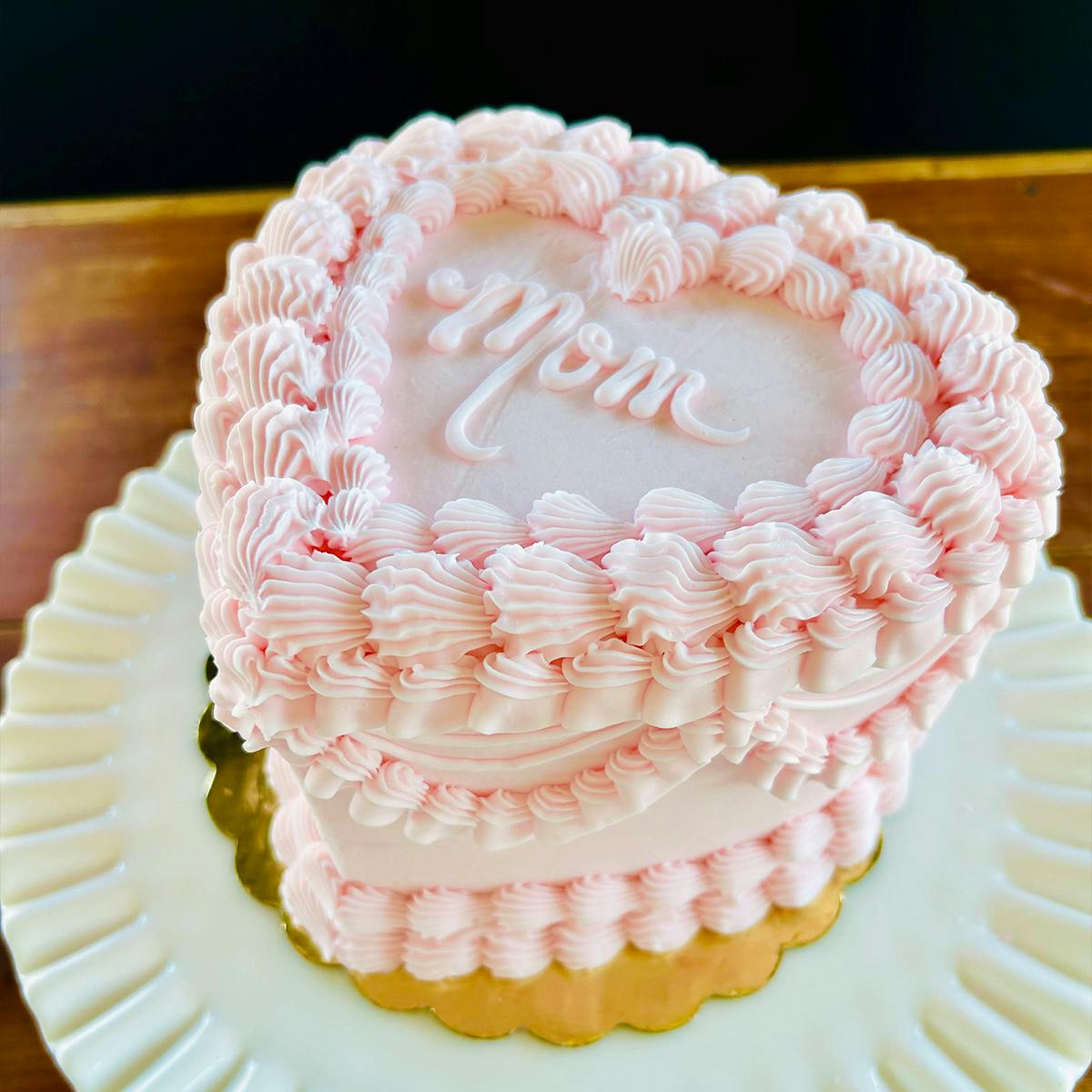 Mother's Day Heart-Shaped Cake by Blue Owl Bakery - Alternate image 5