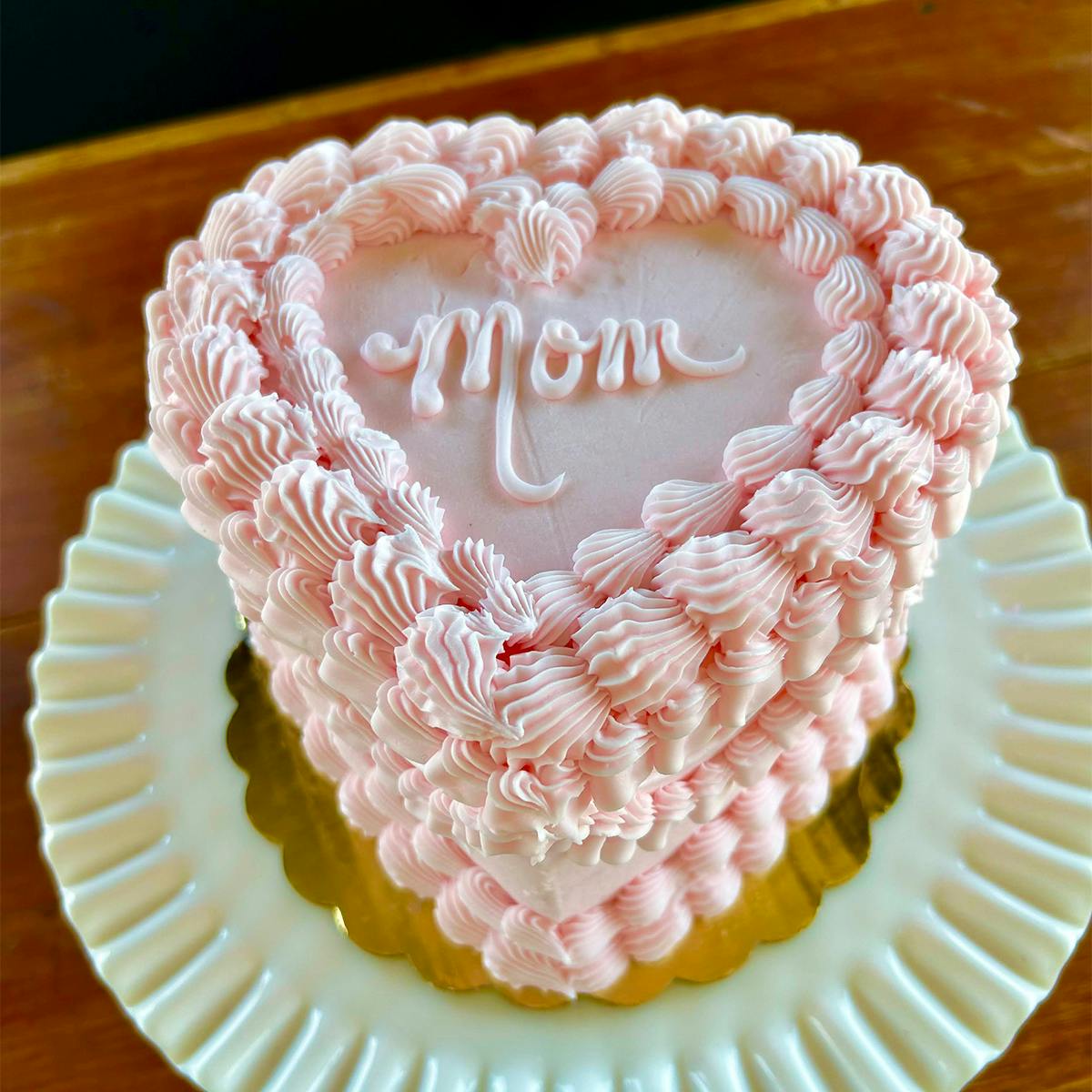 Mother's Day Heart-Shaped Cake by Blue Owl Bakery - Alternate image 2