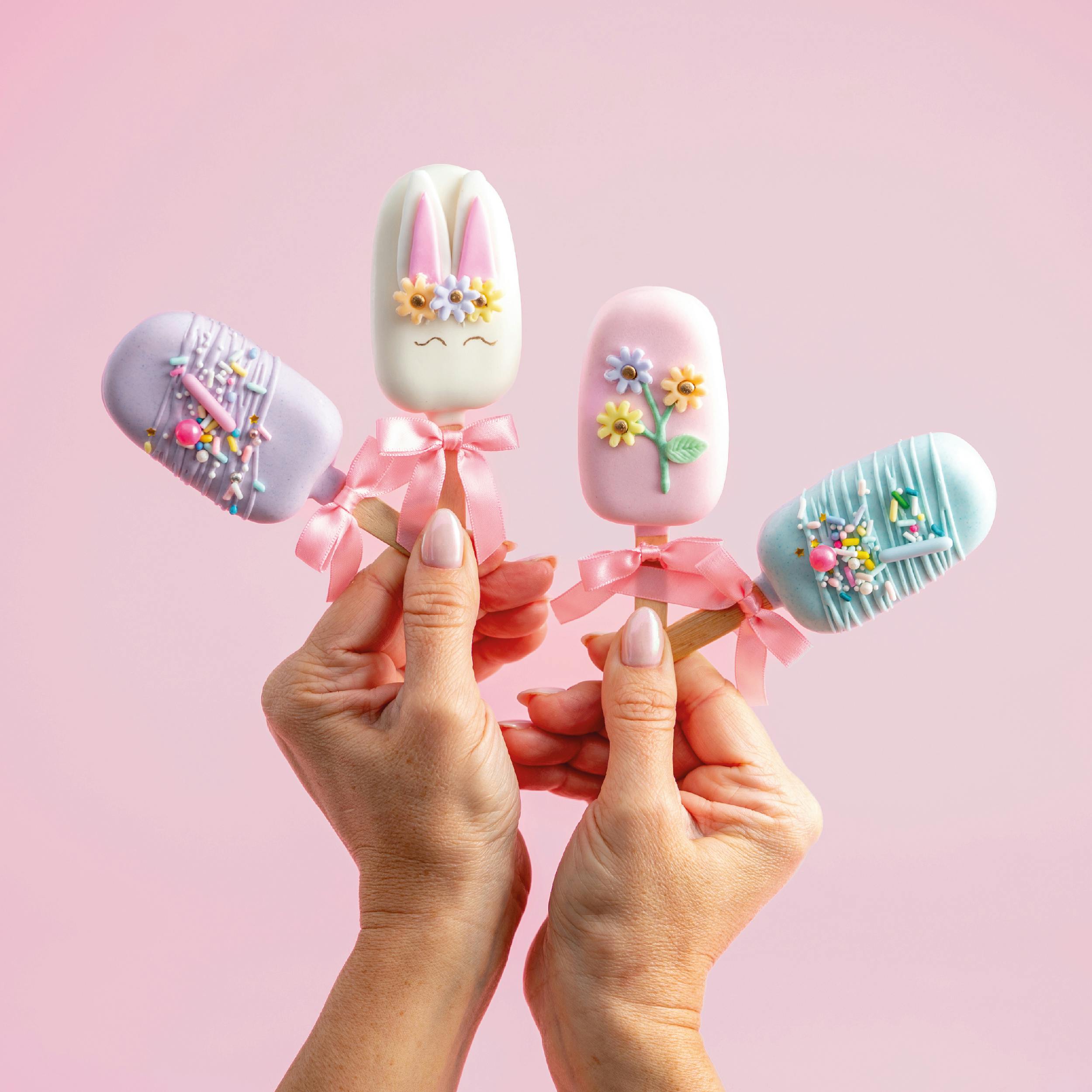 Easter Cakesicles by Sweet E's Bake Shop