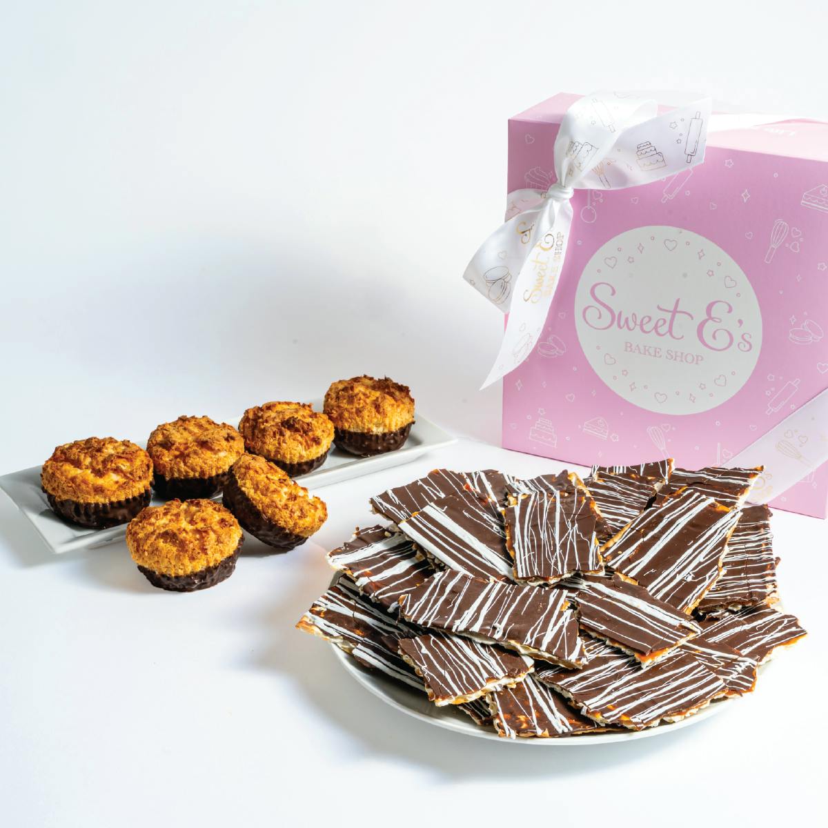 Passover Macaroons + Matzo Crunch Combo by Sweet E's Bake Shop