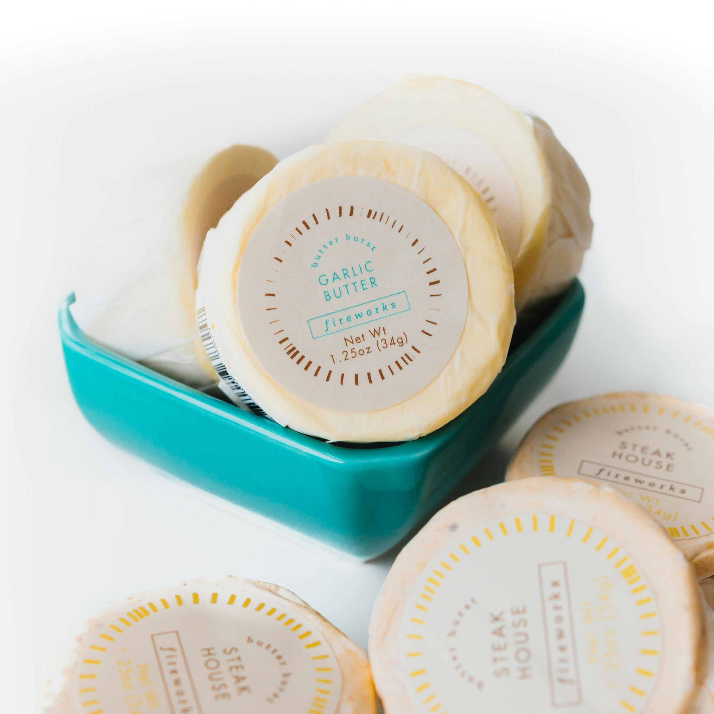 Compound Garlic Butter - Grass fed, 1.25oz each by Pike Place Fish Market