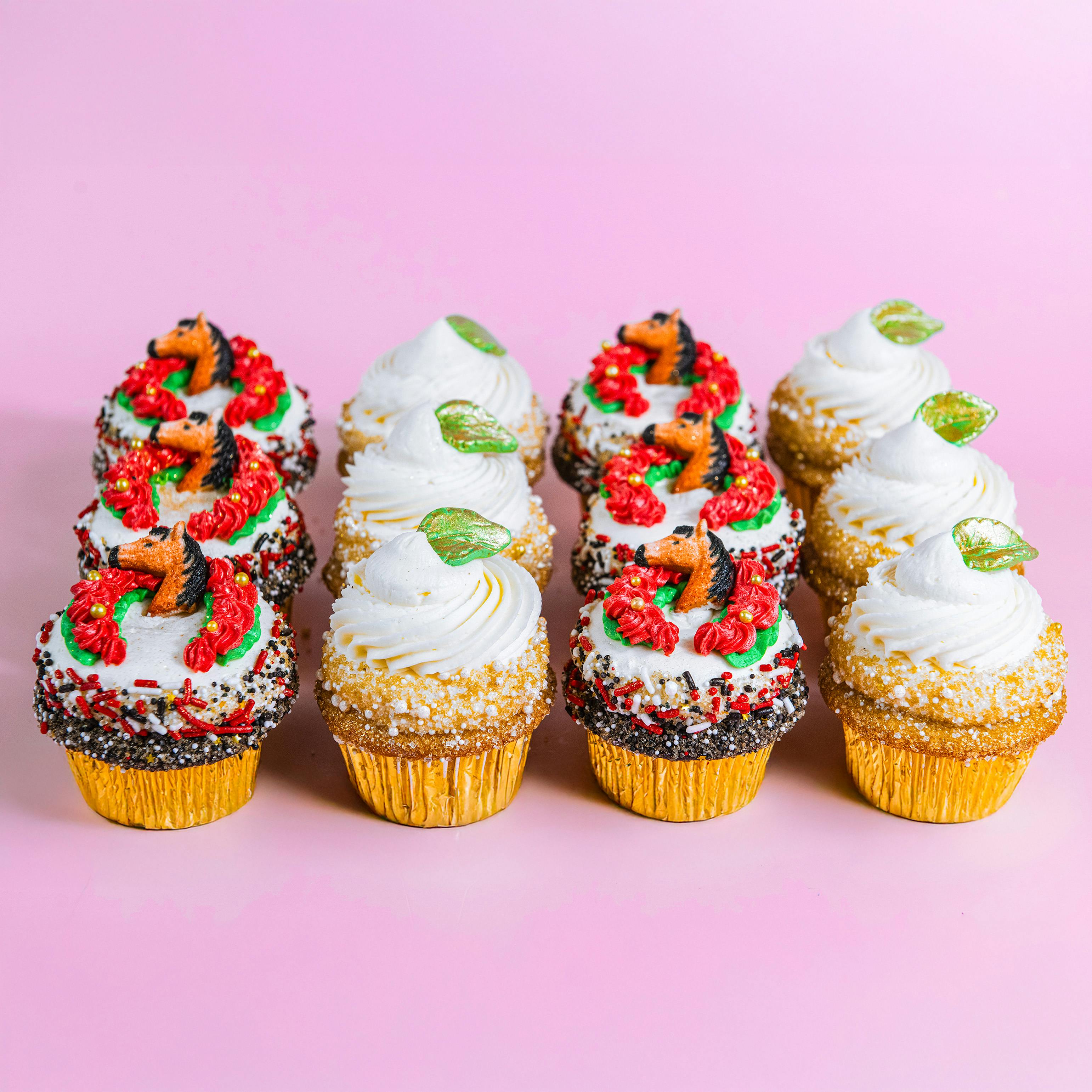 Derby Cupcakes - 12 Pack by Trophy Cupcakes - Alternate image 1