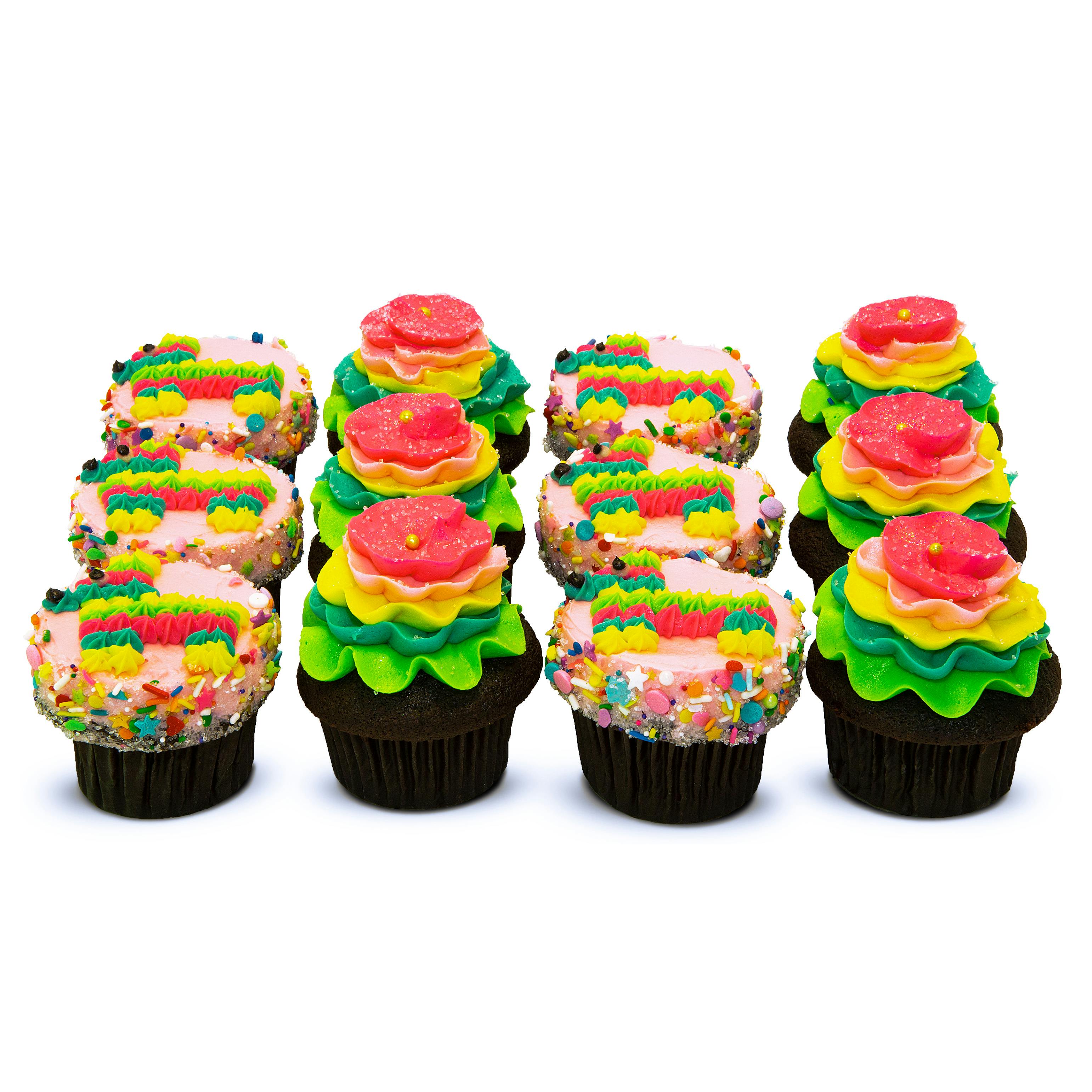 Piñata Cupcakes - 12 Pack by Trophy Cupcakes - Alternate image 1