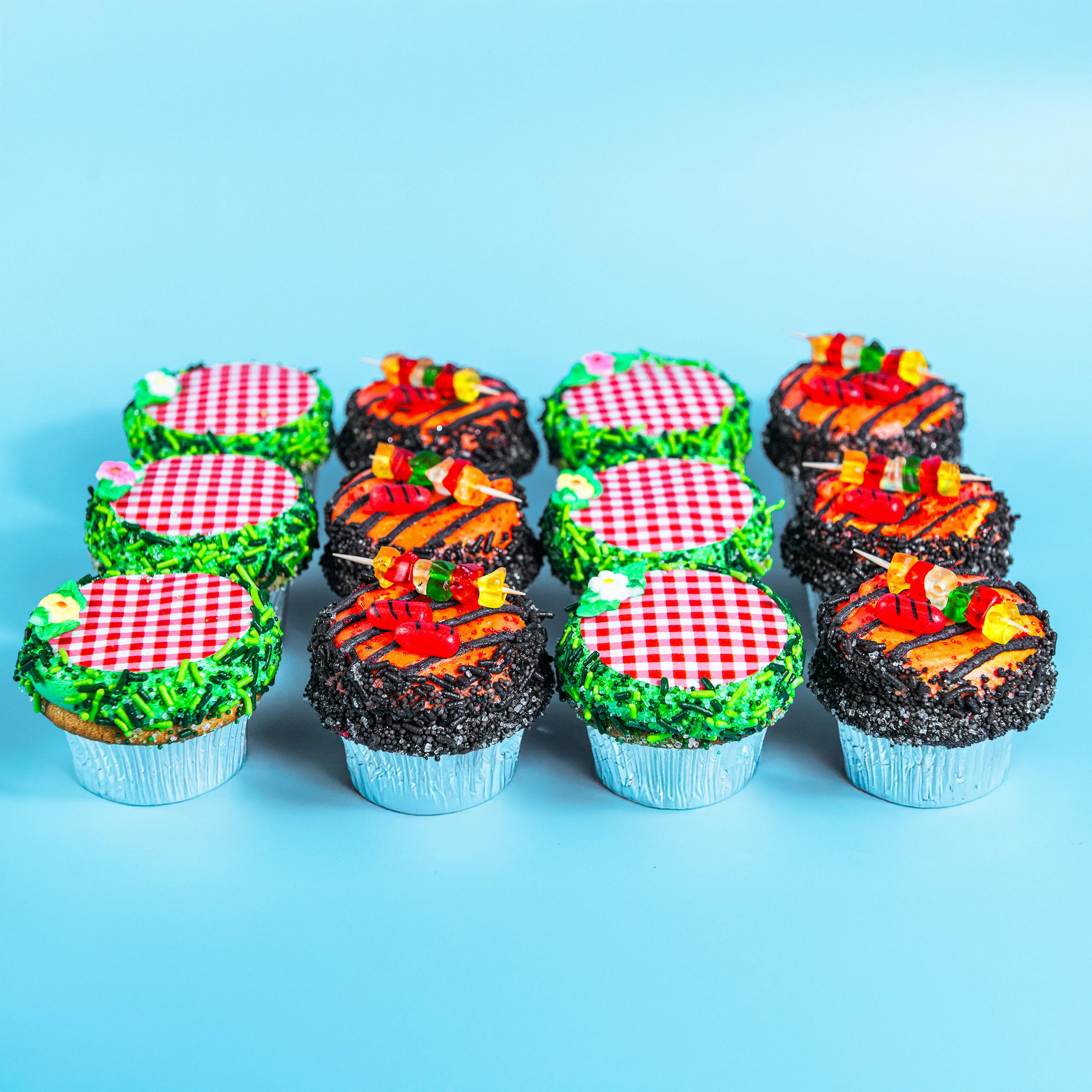 "Bobs & Dogs" BBQ-Inspired Cupcakes - 12 Pack by Trophy Cupcakes - Alternate image 2
