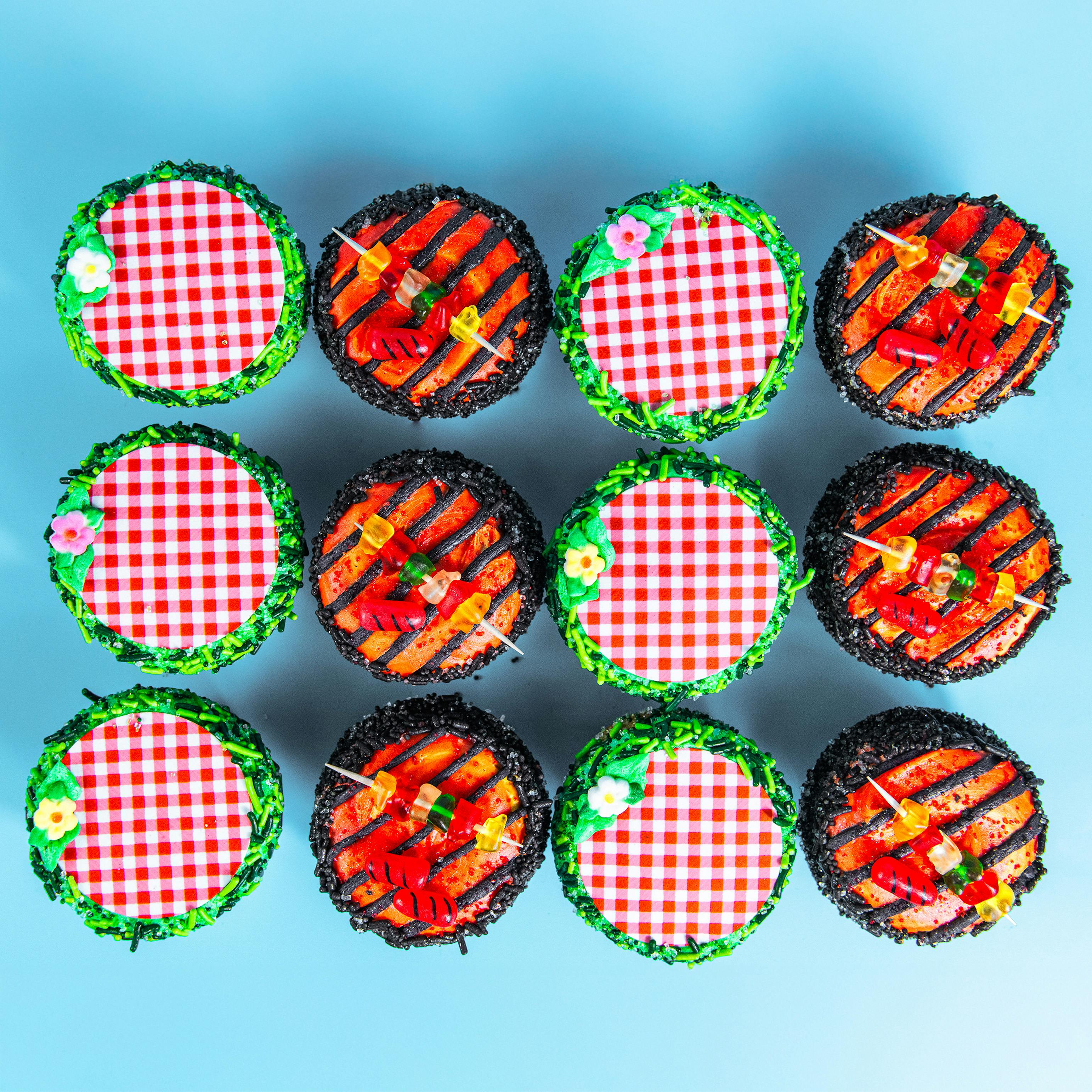 "Bobs & Dogs" BBQ-Inspired Cupcakes - 12 Pack by Trophy Cupcakes - Alternate image 3