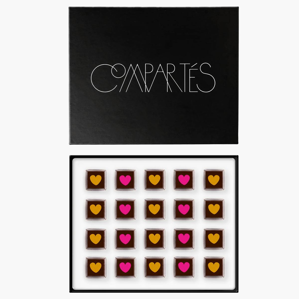 Mother's Day Rosé & Champagne Chocolates Gift Box by Compartés Chocolates