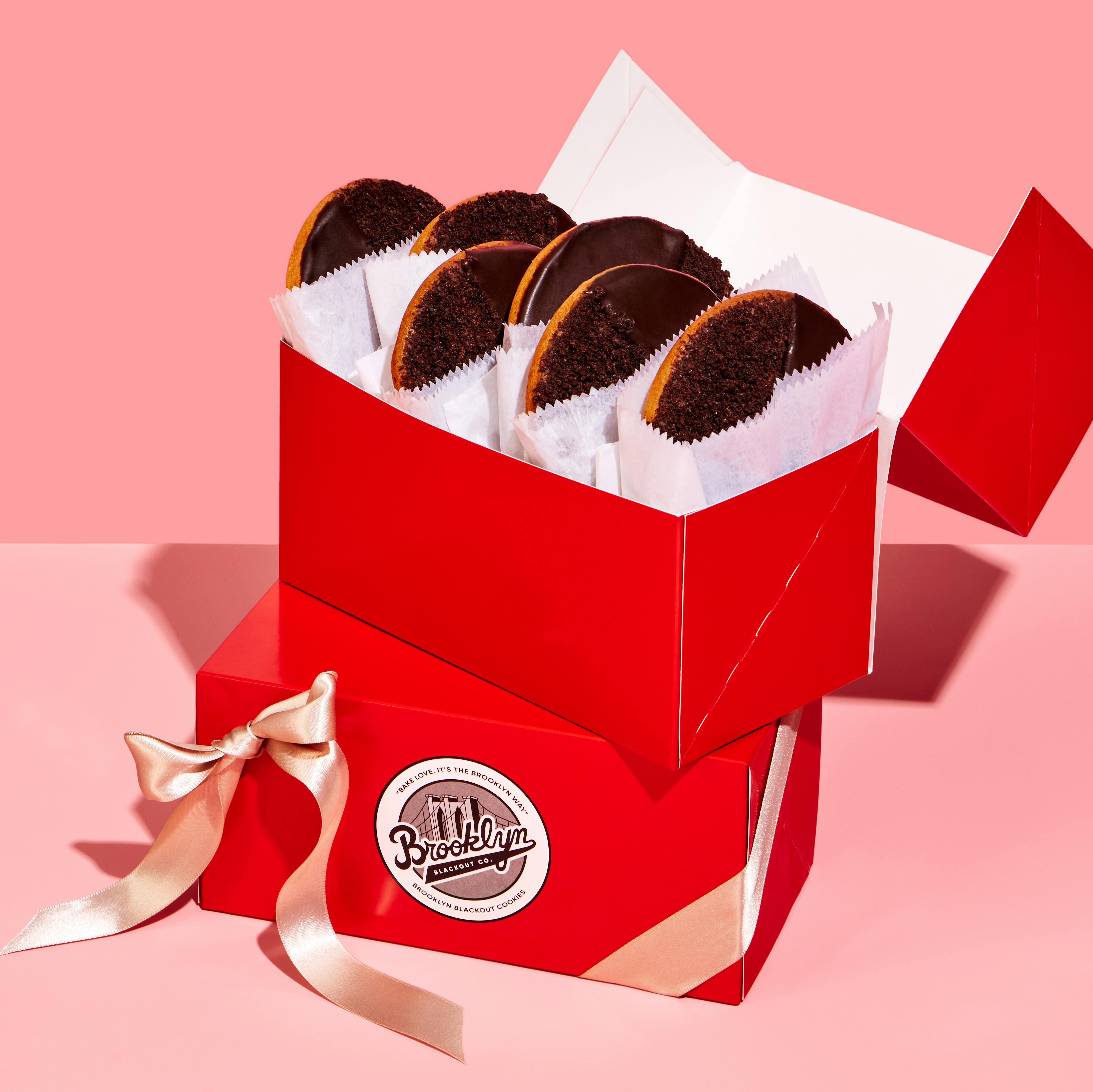 Mini "Black & Black" Cookies + Black & White Cookies - 12 Pack by Brooklyn Blackout Company - Alternate image 5