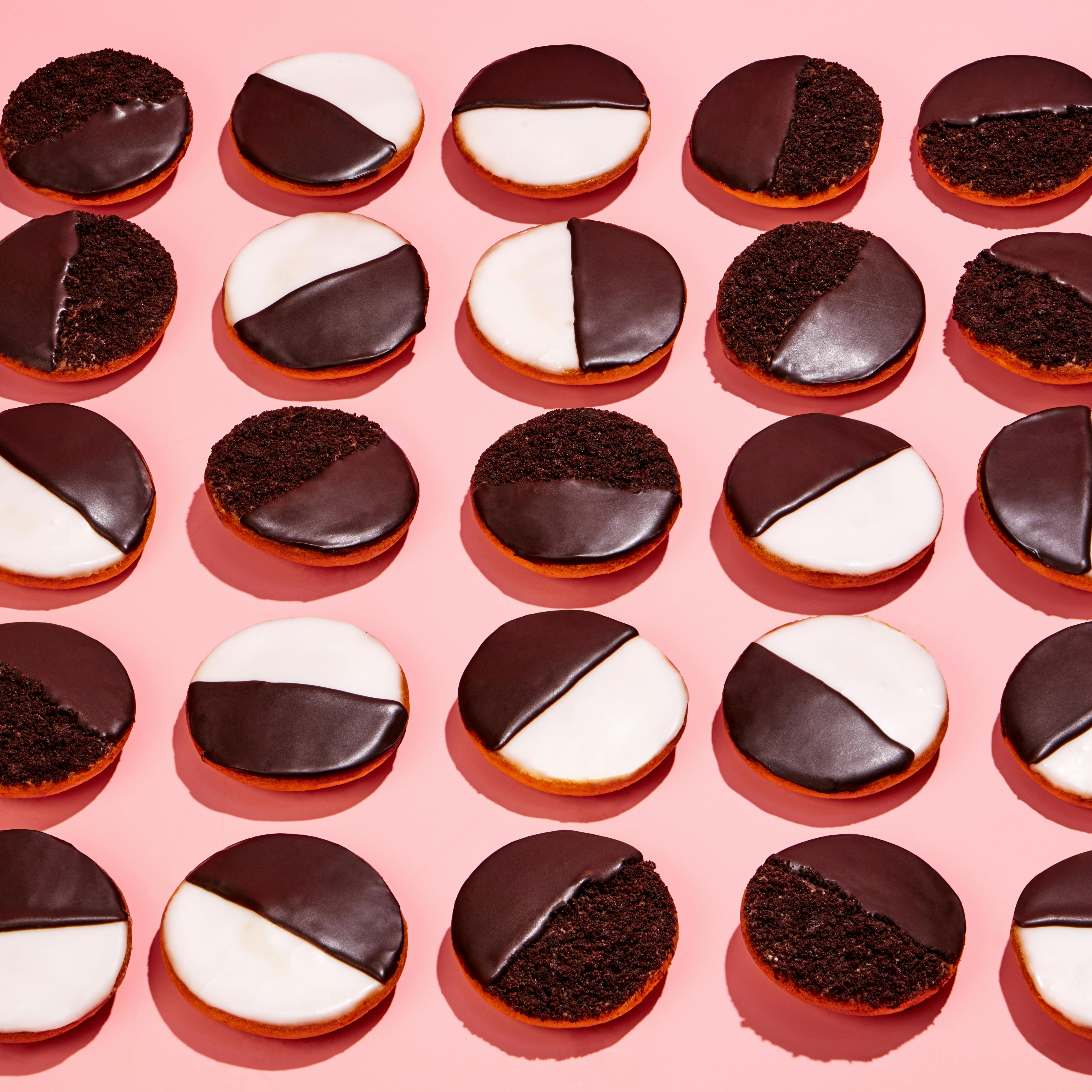 Mini "Black & Black" Cookies + Black & White Cookies - 12 Pack by Brooklyn Blackout Company - Alternate image 3