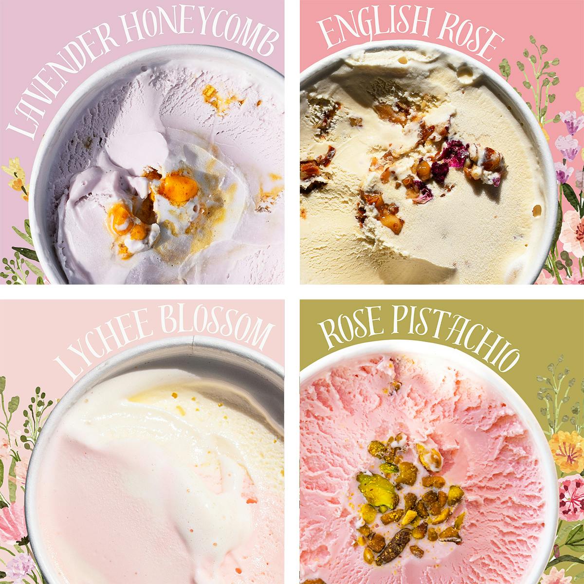 Mother's Day "Buy Her Flowers" Ice Cream - 4 Pints by Andia's Ice Cream