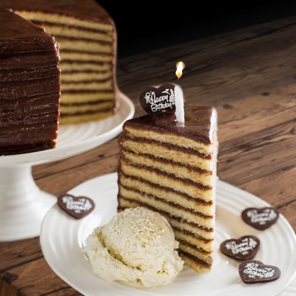 Large Smith Island Cake + Ice Cream Birthday Gift Set by Smith Island Baking Company - Alternate image 1