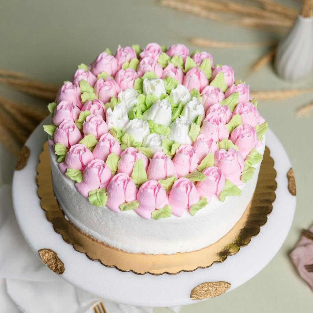 Mother's Day Rosebud Cheesecake by Elegant Desserts