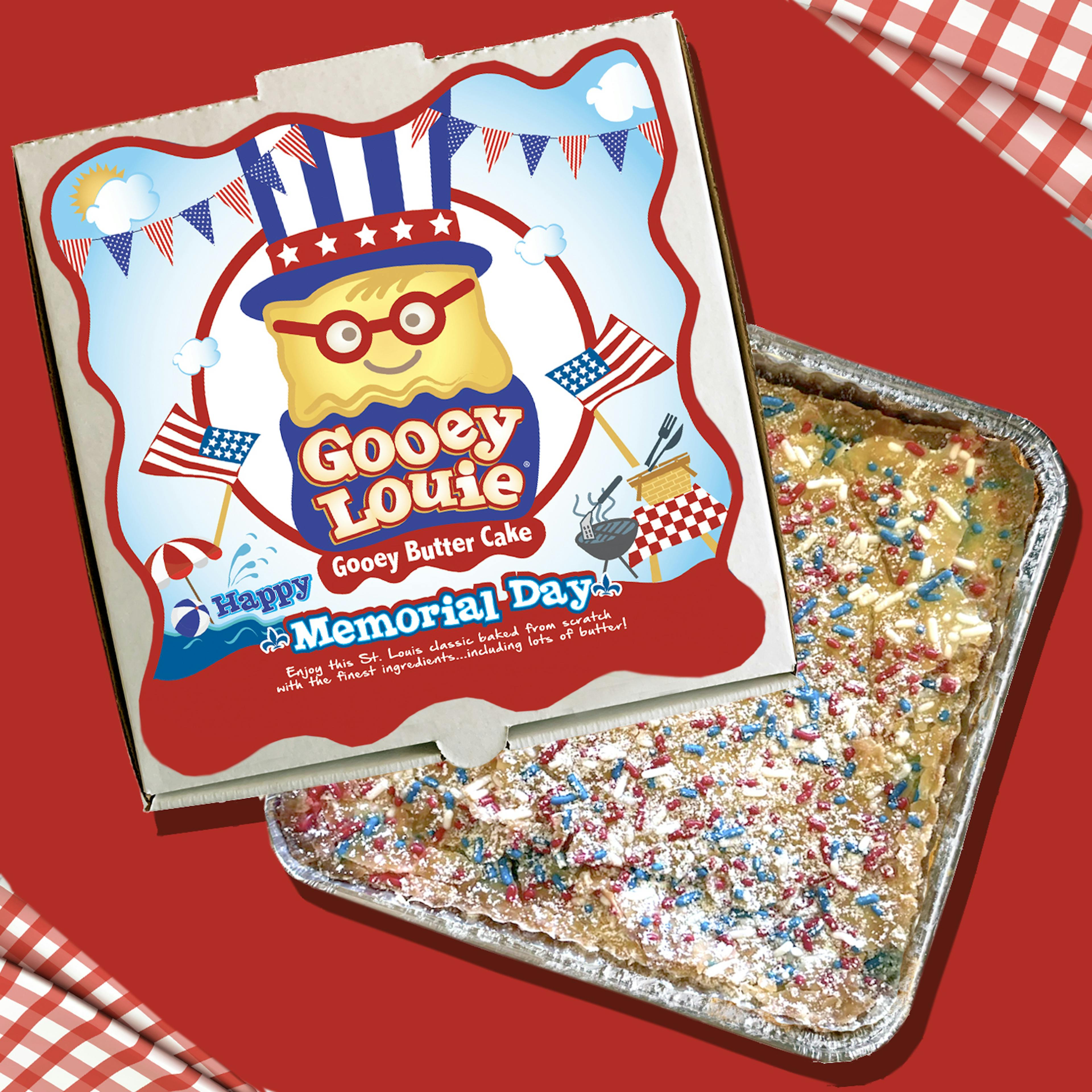 Memorial Day Gooey Butter Cake - Choose Your Flavor by Gooey Louie®