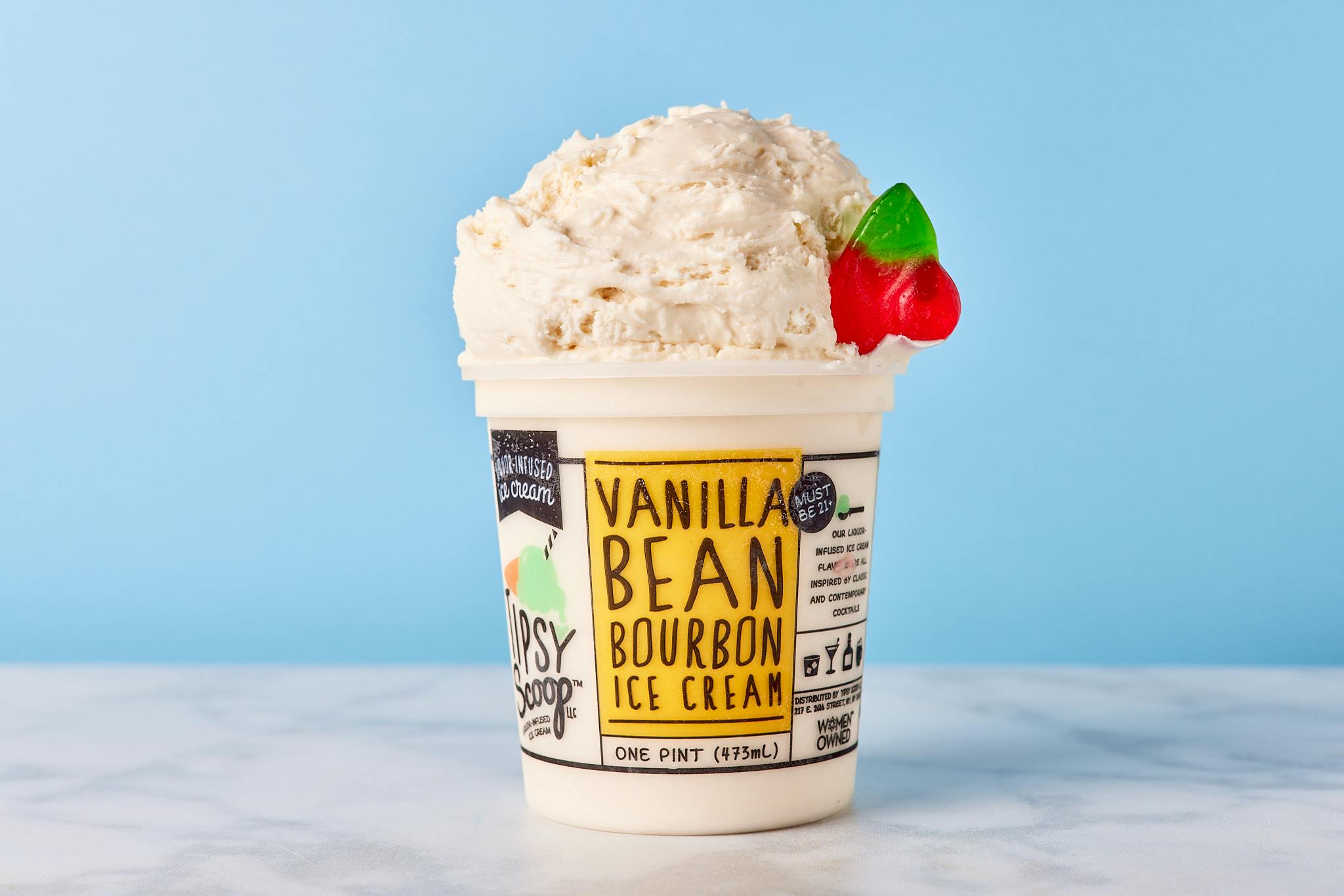 Derby Whiskey Lovers' Boozy Ice Cream - 4 Pints by Tipsy Scoop Boozy Ice Cream - Alternate image 3