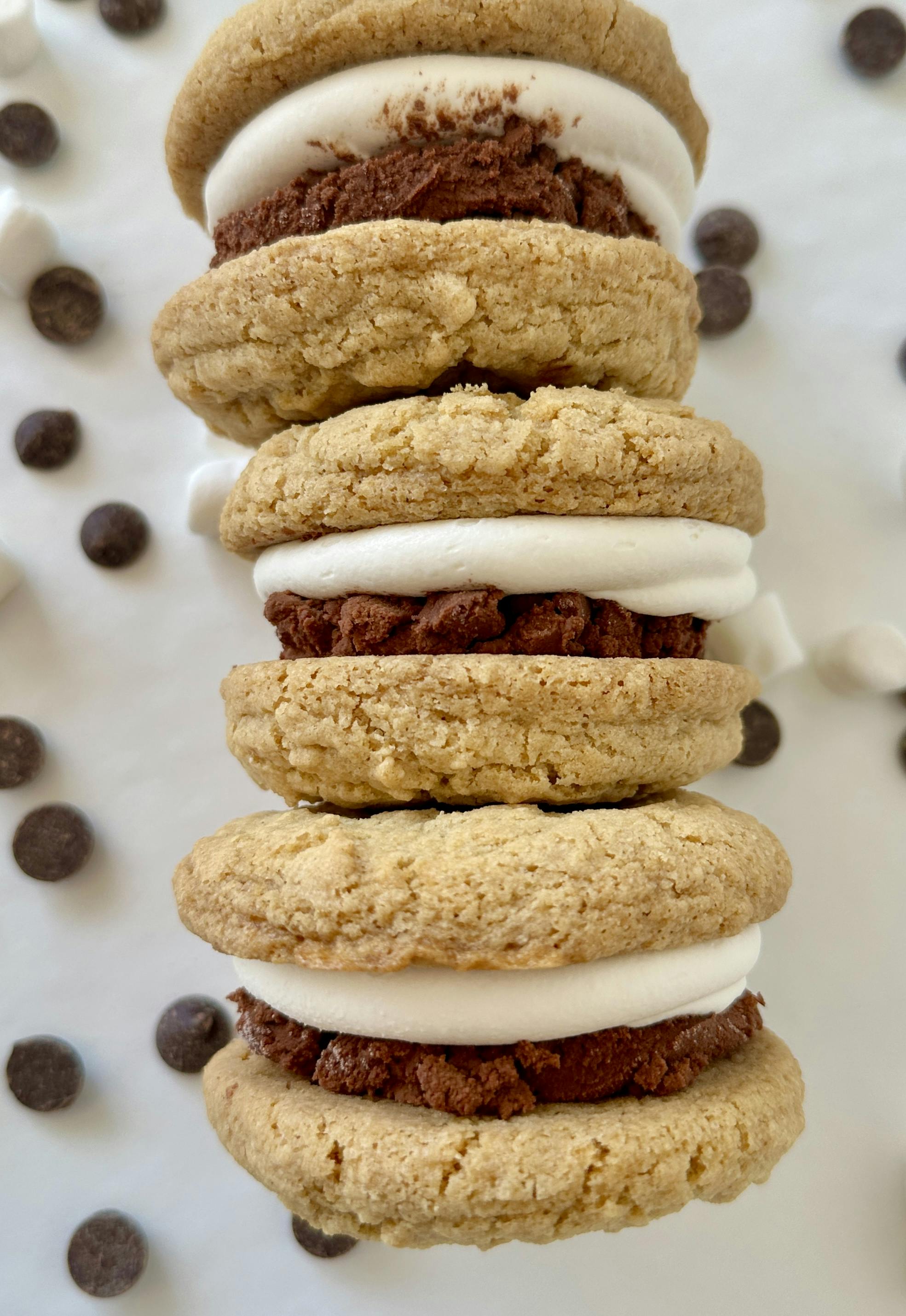 Gluten Free S'mores Cookie Sandwiches - 12 Pack by Ocean House Bakery - Alternate image 1