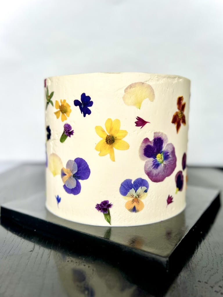 Pressed Flower Cake by Elle's Belles Bakery - Alternate image 3