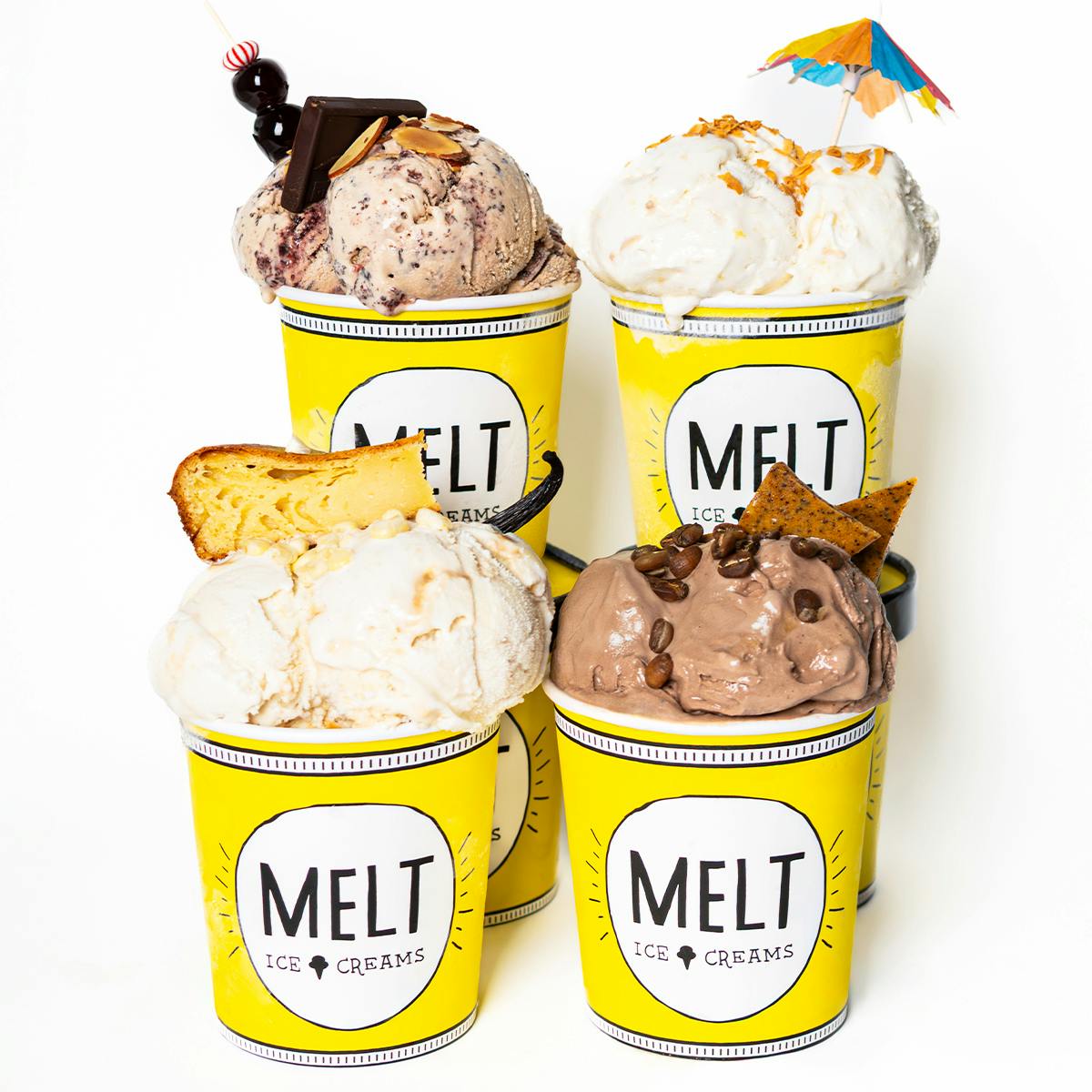 Cocktail-Inspired Ice Creams - 6 Pints by MELT Ice Creams
