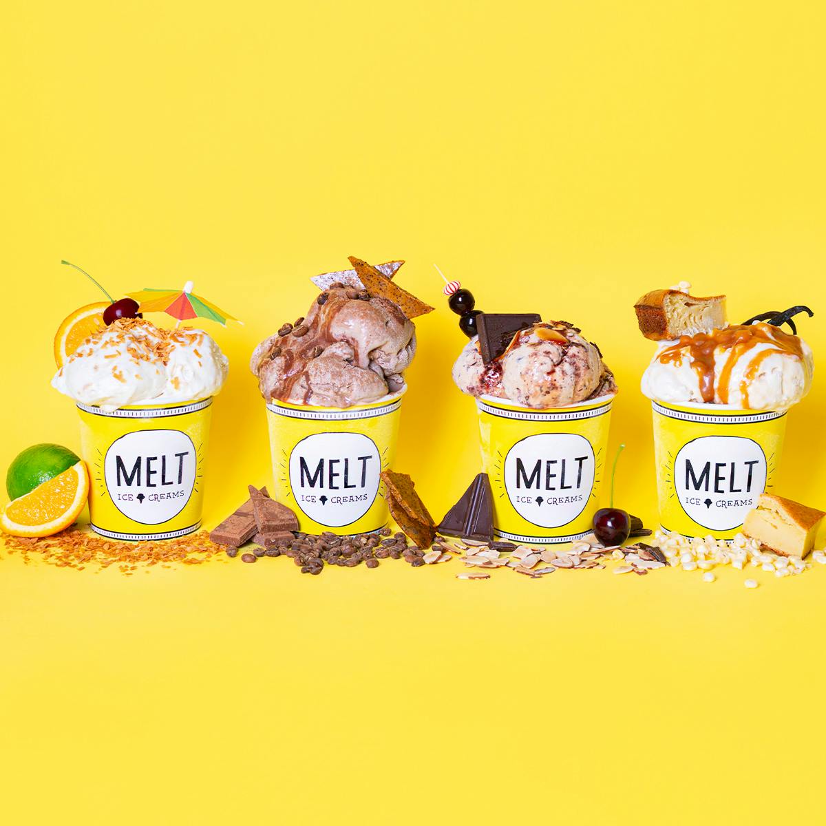 Cocktail-Inspired Ice Creams - 6 Pints by MELT Ice Creams - Alternate image 1