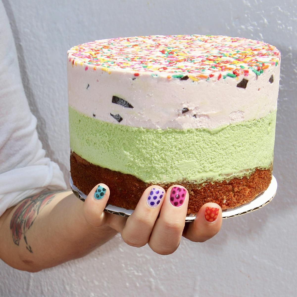 Small Celebration Confetti Ice Cream Cake by Humphry Slocombe Ice Cream - Alternate image 1