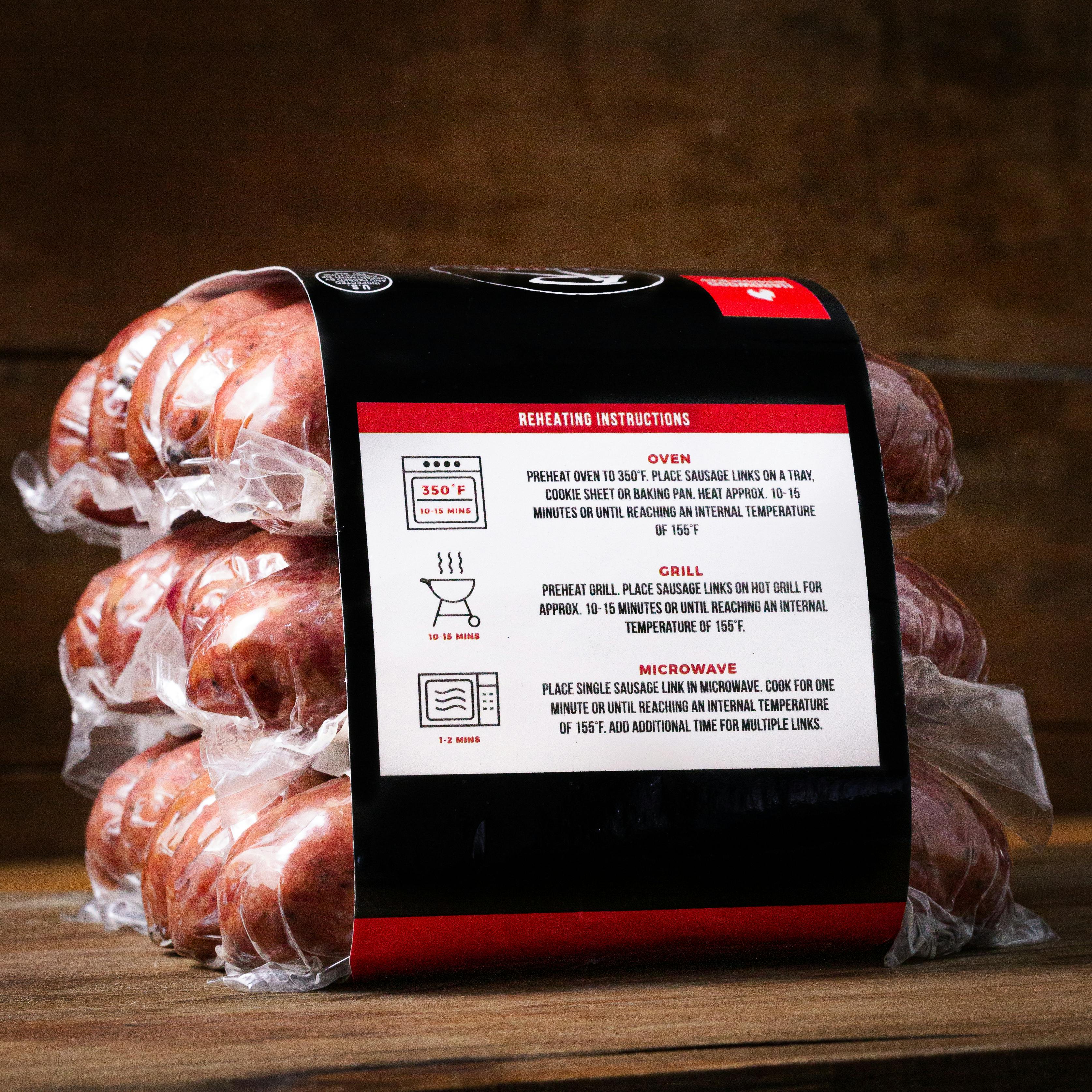 Smoked Pork & Beef Sausage - 3 lbs. by 4 Rivers Smokehouse - Alternate image 2