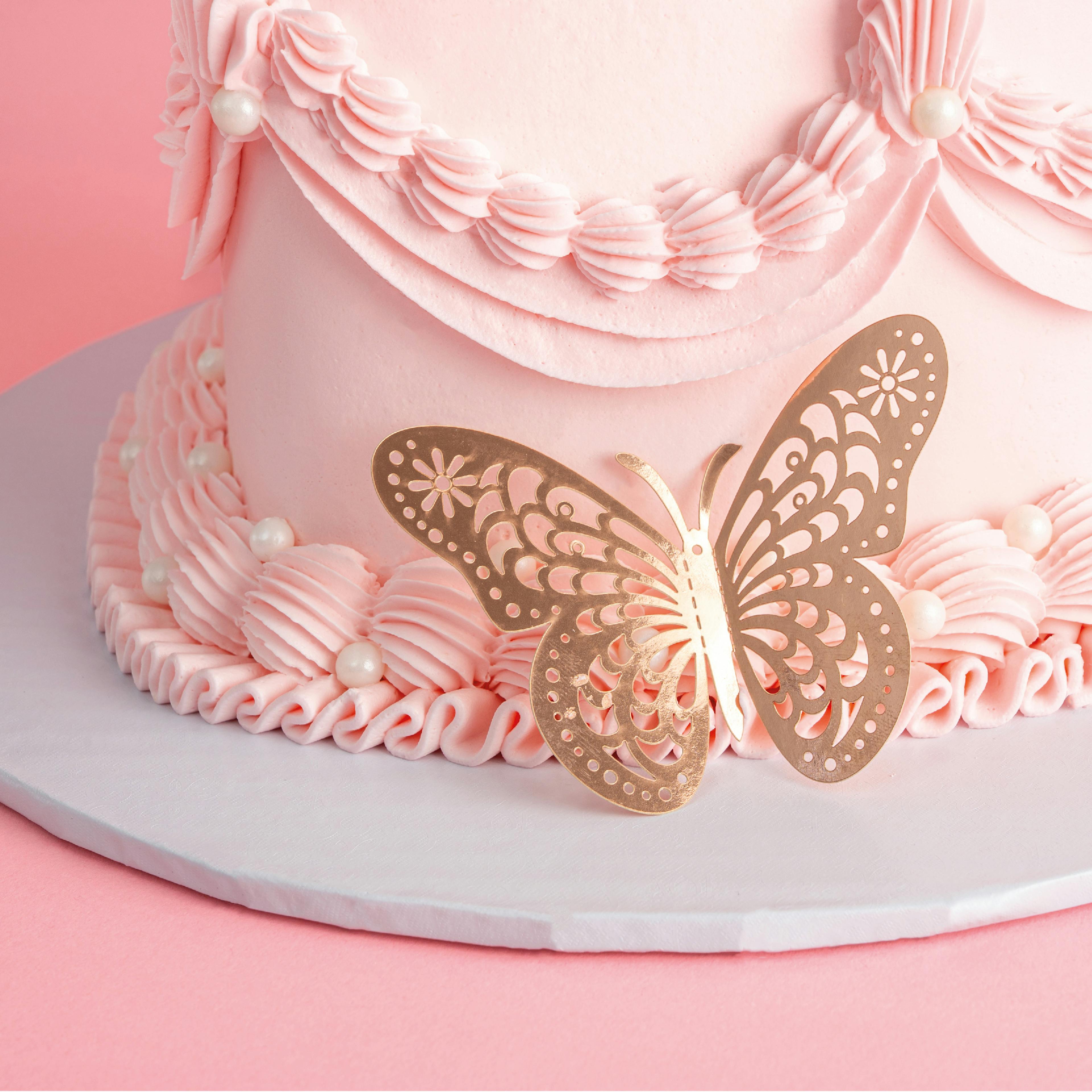 Mother's Day Vintage Heart Vanilla Bean Cake by Sweet E's Bake Shop - Alternate image 2