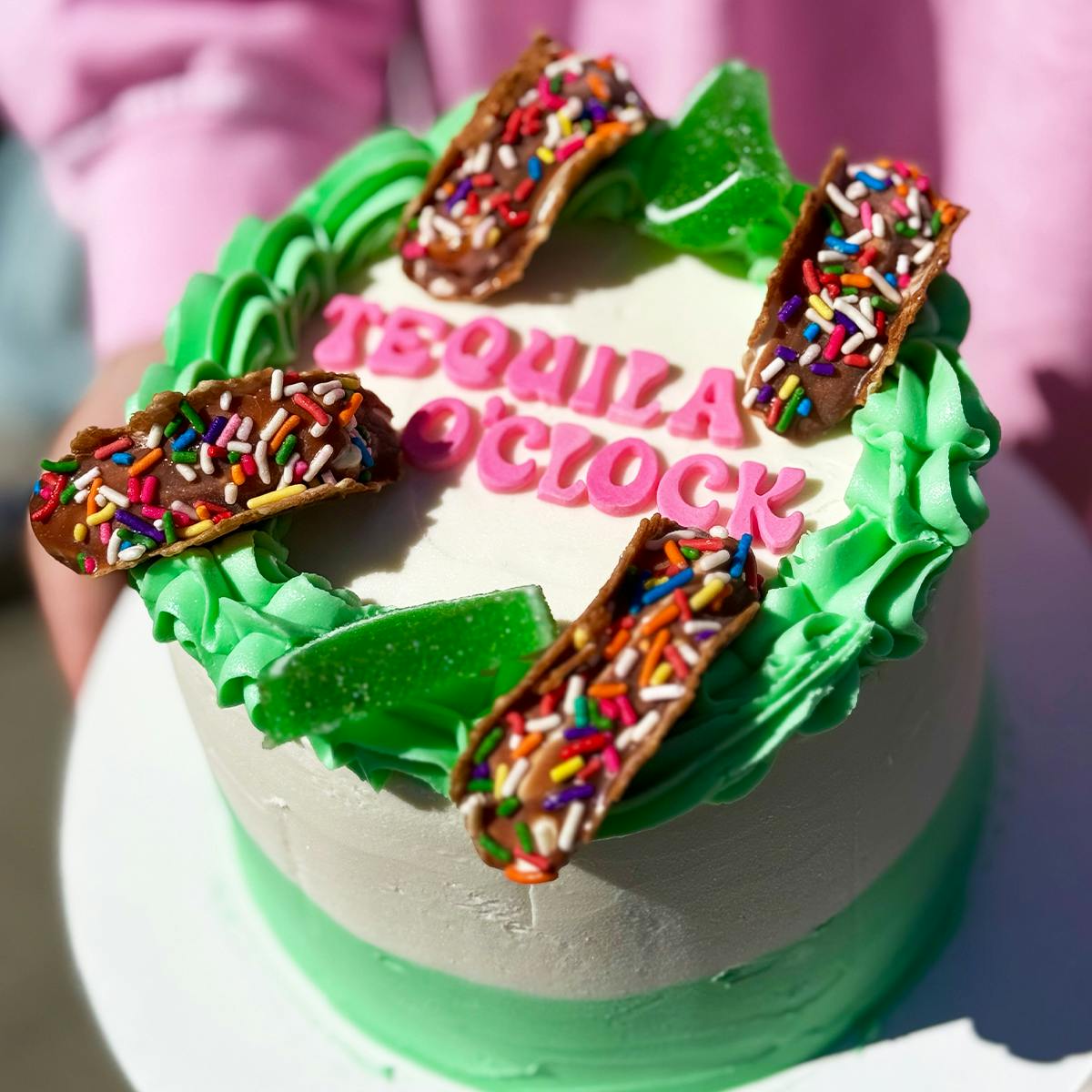 "Tequila O'Clock" Boozy Ice Cream Cake by Tipsy Scoop Boozy Ice Cream - Alternate image 1