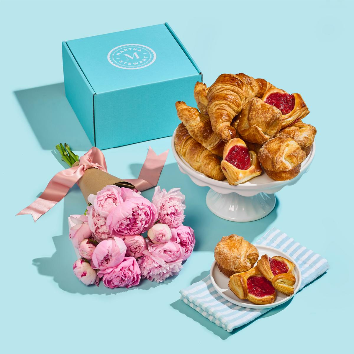 Martha Stewart's Favorite Pastry Assortment + The Peony Bouquet by Goldbelly x UrbanStems
