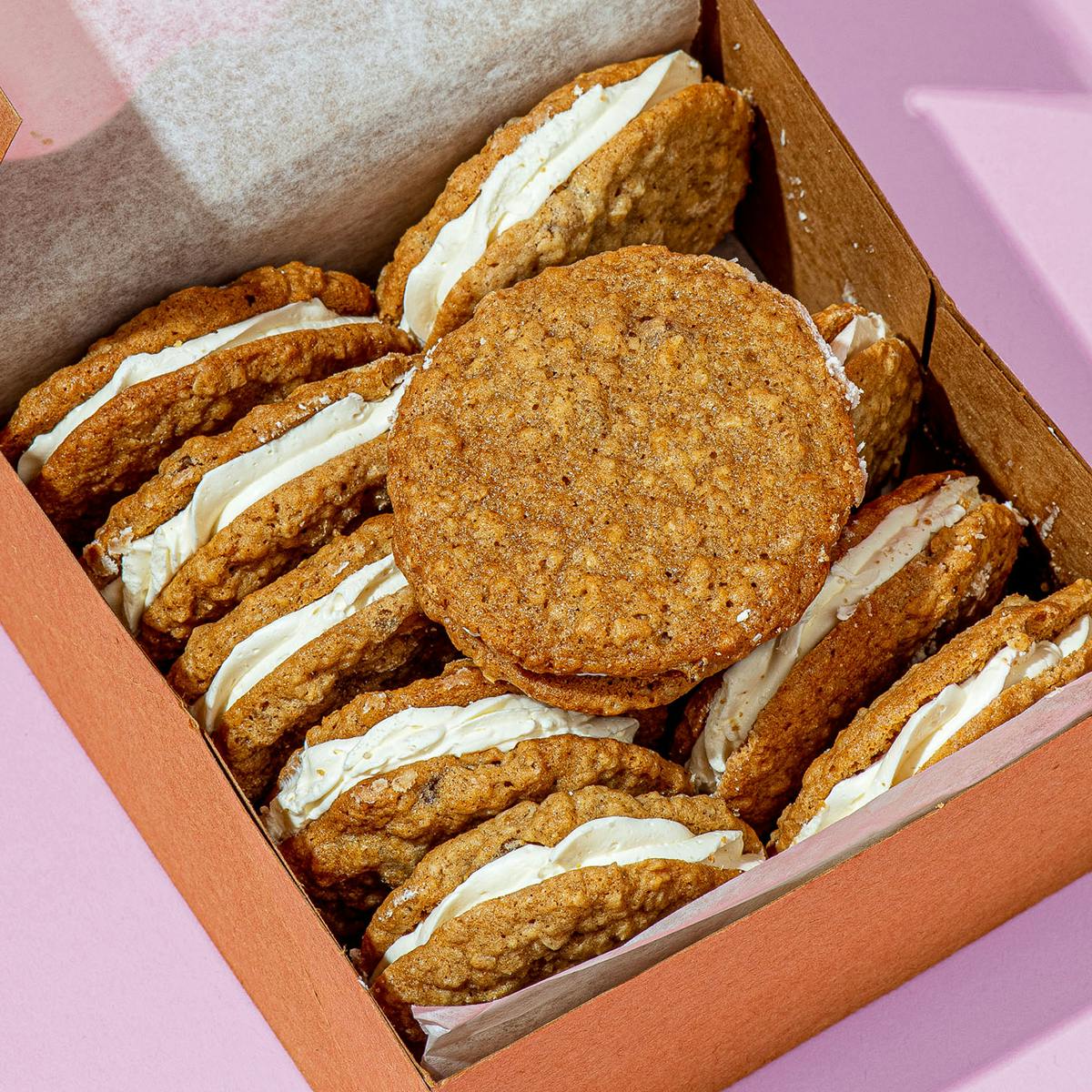 Carla Hall's Oatmeal Sandwich Cookies + The Melody Bouquet by Goldbelly x UrbanStems - Alternate image 5