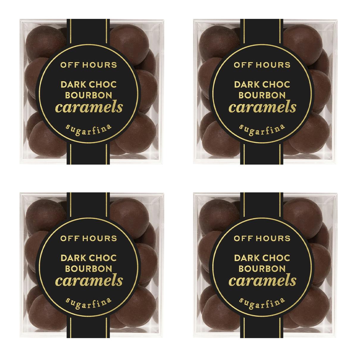 Dark Chocolate Bourbon Caramels - 4 Pack by Sugarfina - Alternate image 2