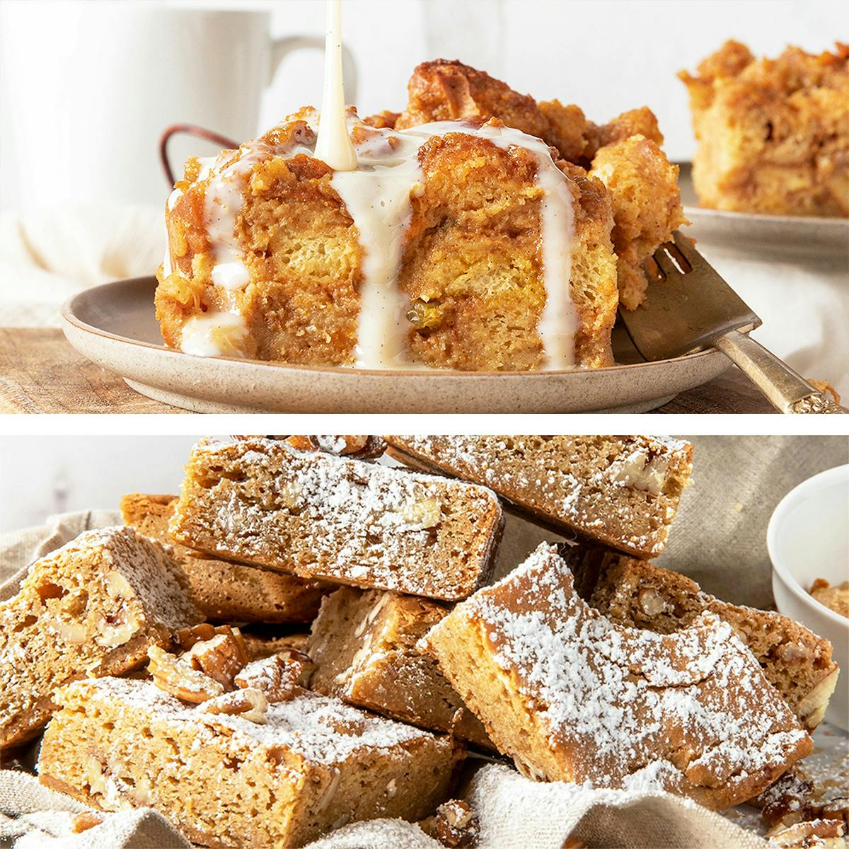 Signature Bread Pudding + Charleston Chewies by Bert & T's Desserts