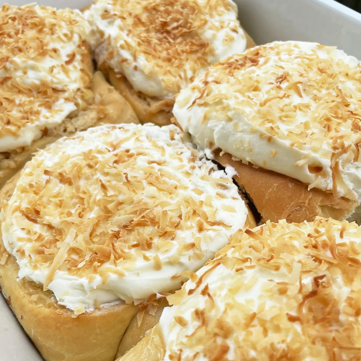 California Naturals x The Hive Coconut Cream Cinnamon Roll by The Hive