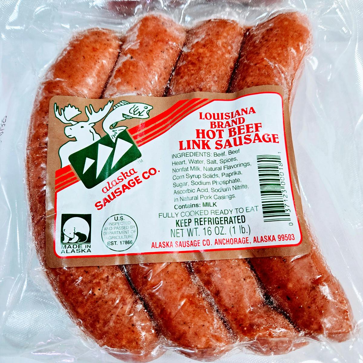 Louisiana Style Hot Links (4-pack) - 1 lb by Pike Place Fish Market - Alternate image 1