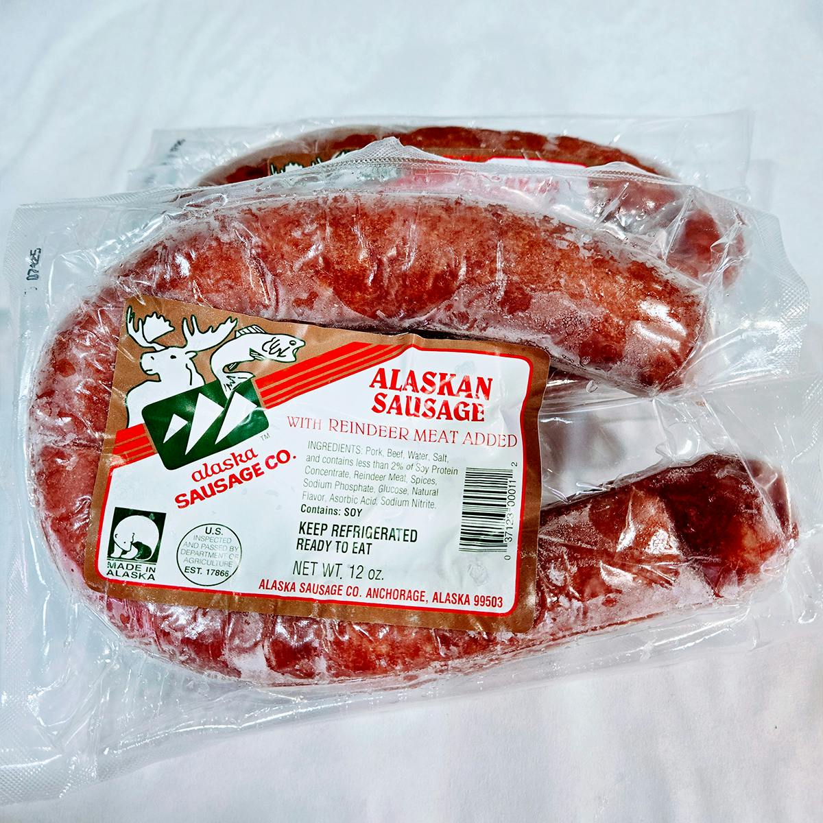 Alaskan Sausage Rings with Reindeer - 12 oz by Pike Place Fish Market - Alternate image 1