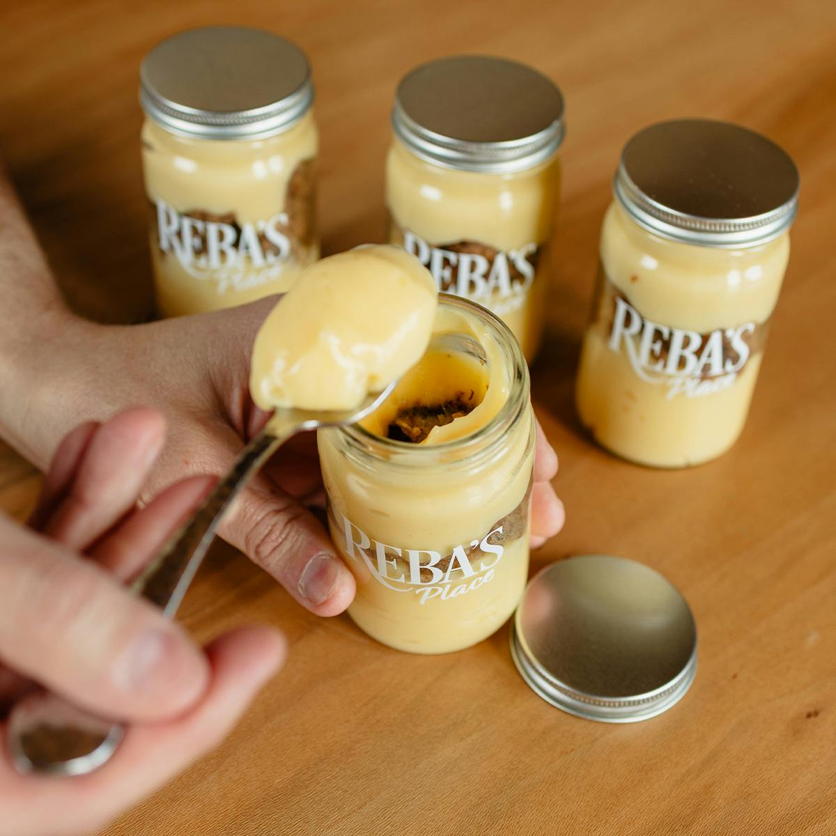 Southern Banana Pudding Jar Kit for 4 by Reba's Place - Alternate image 2
