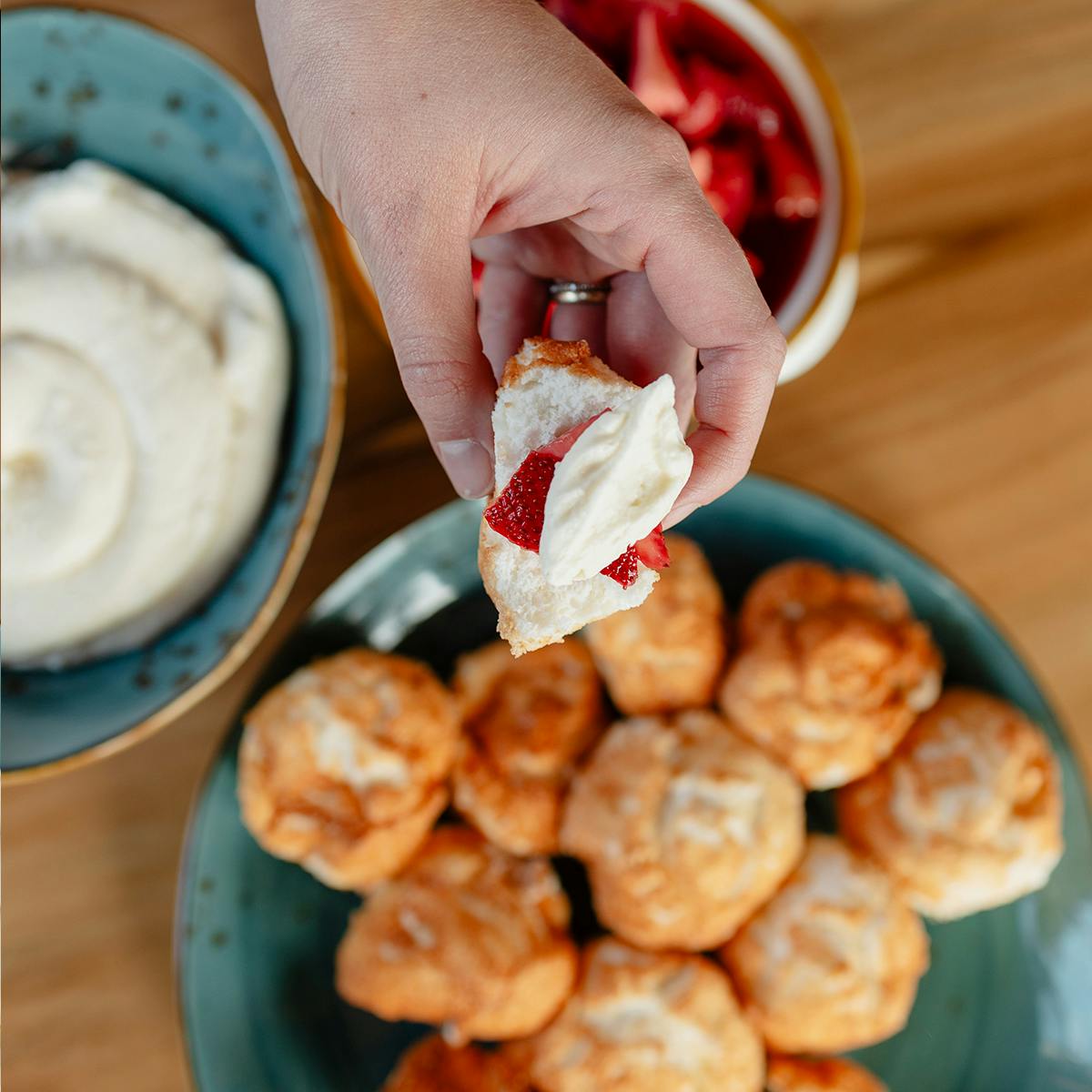 Bite-Sized Strawberry Shortcake - 12 Pack by Reba's Place - Alternate image 1