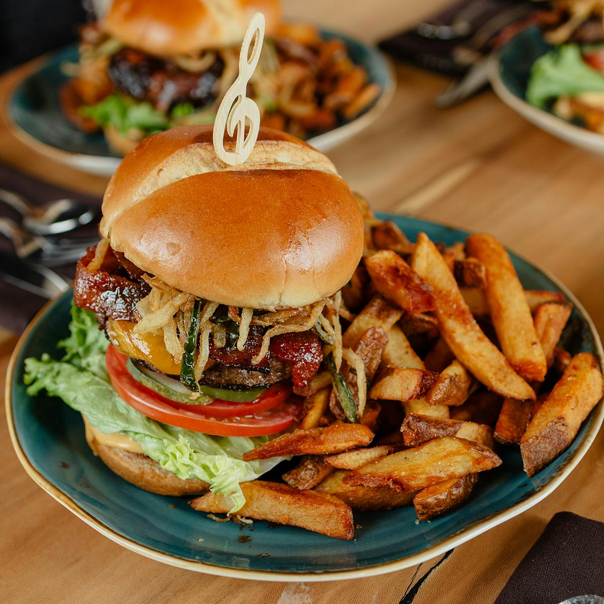 Cherry Coke BBQ Burger + Fries Kit - 4 Pack by Reba's Place