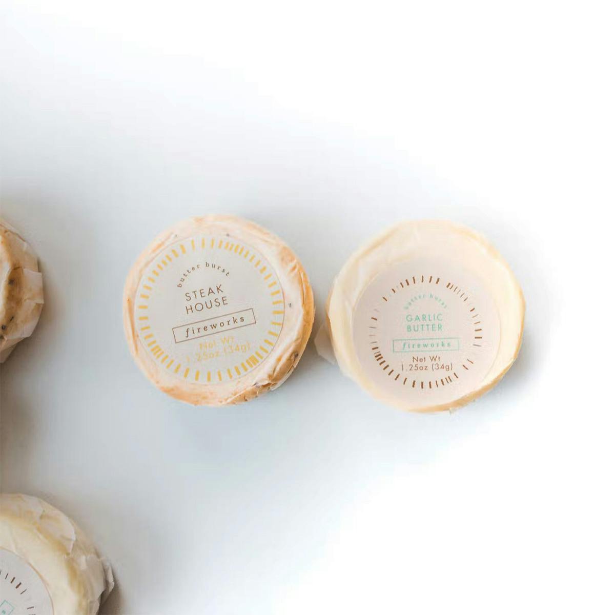 Compound Garlic and Steakhouse Butter Combo - 2.5 oz, 1.25oz each by Pike Place Fish Market