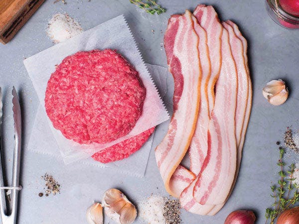 Wagyu Bacon Cheeseburger Kit for 4 by Heritage Foods