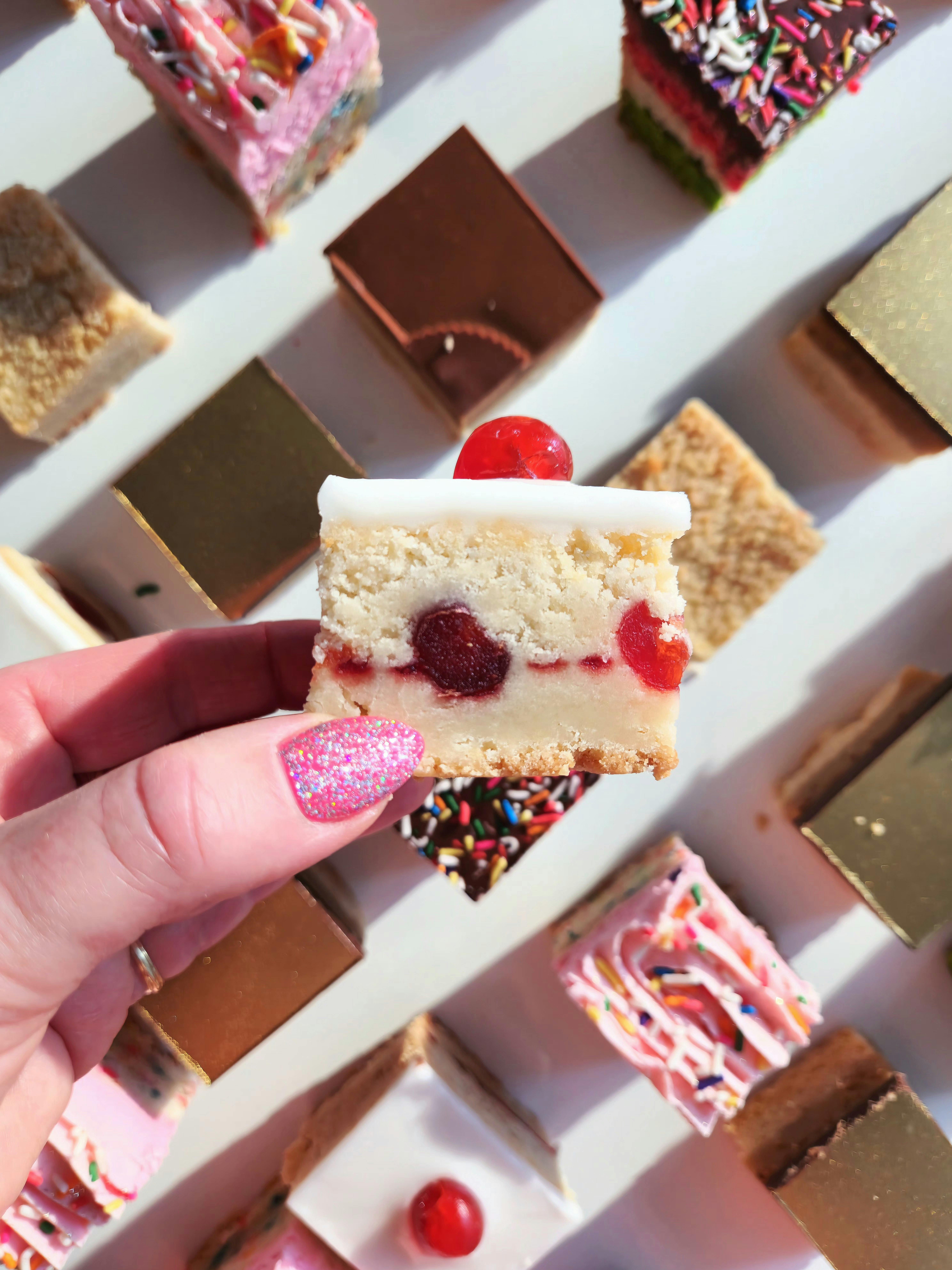 Subscription: Milk Chocolate Millionaire’s + Cherry Bakewell Shortbread Combo by Shortbread Society - Alternate image 2