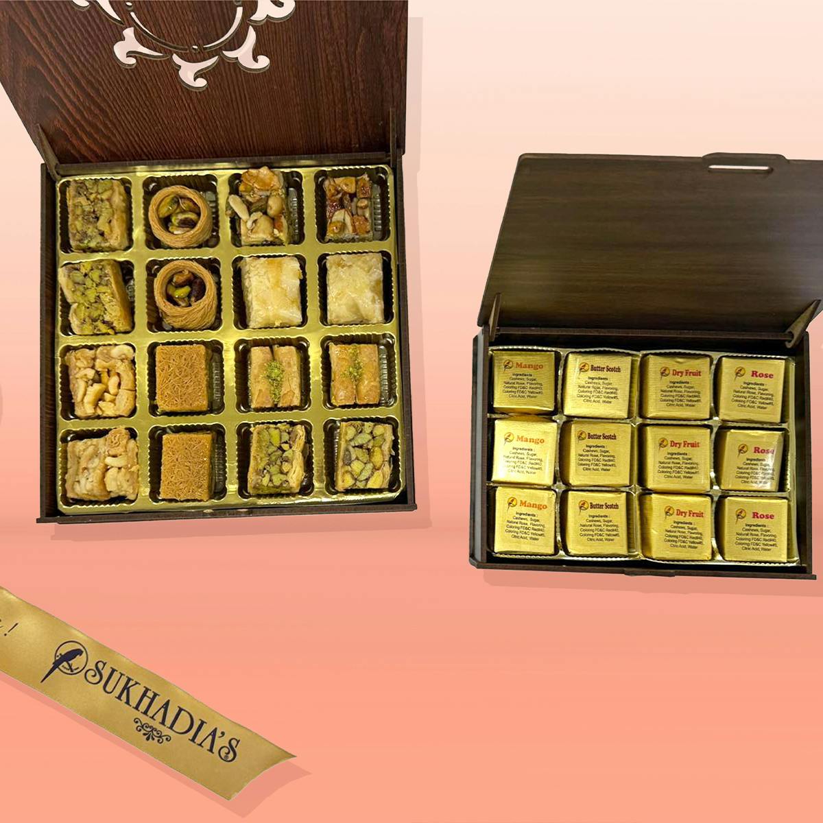 Baklava & Bites Delights Gift Box by Sukhadia's