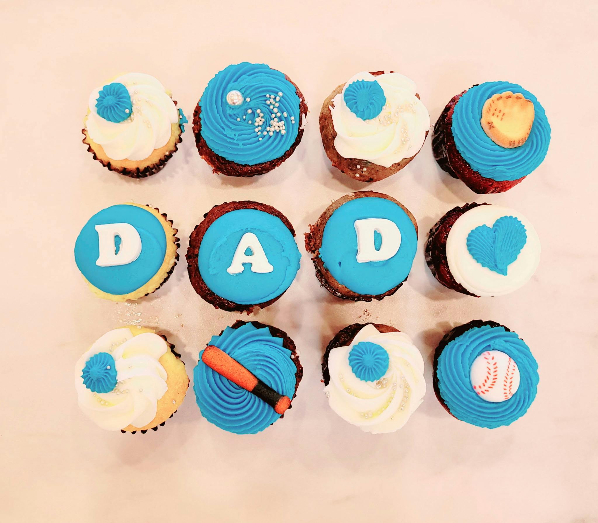 Father's Day Mini Cupcakes - Choose Your Own 1 Dozen by Misha's Cupcakes