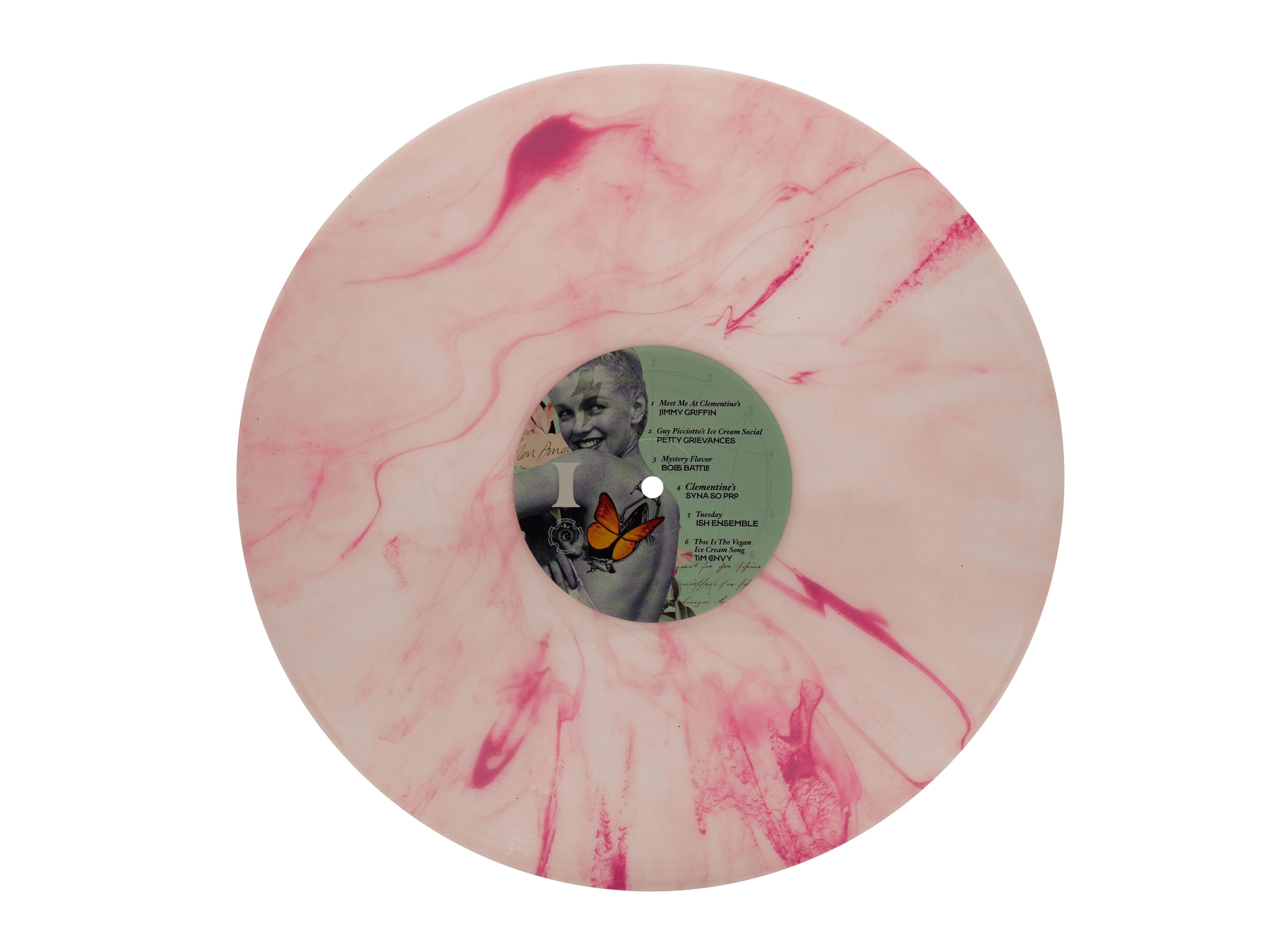 “Songs About Ice Cream: Tasty Trax on Wax” Vinyl by Clementine's Naughty & Nice Ice Cream - Alternate image 1