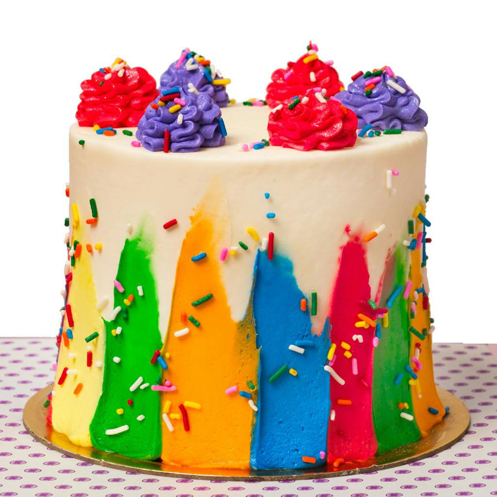 Pride Rainbow Cake by Dessert Gallery - Alternate image 2