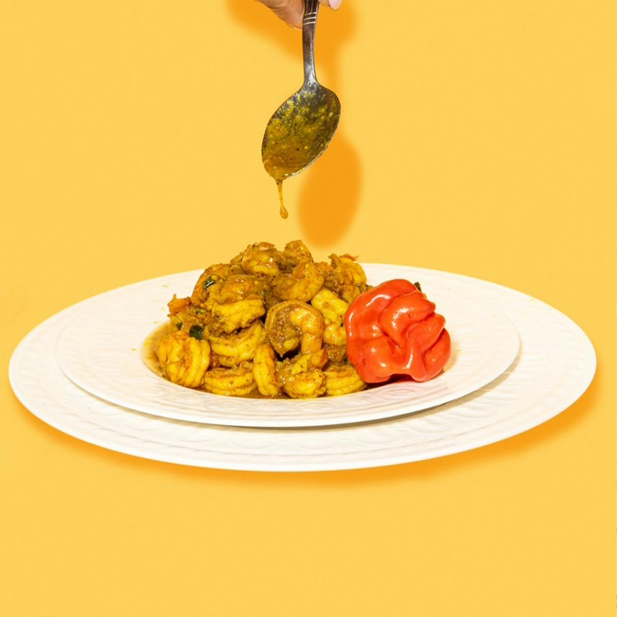 Curry Shrimp + Roti for 4 by Singh’s Roti Shop - Alternate image 1