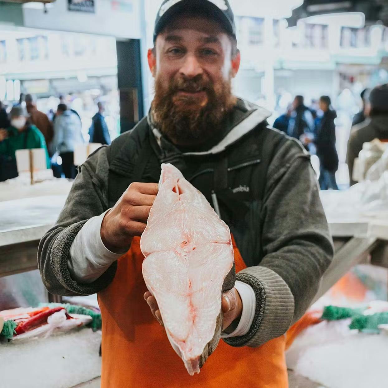 Halibut - Steak (bone-in), Alaska, Wild, 2 lbs by Pike Place Fish Market