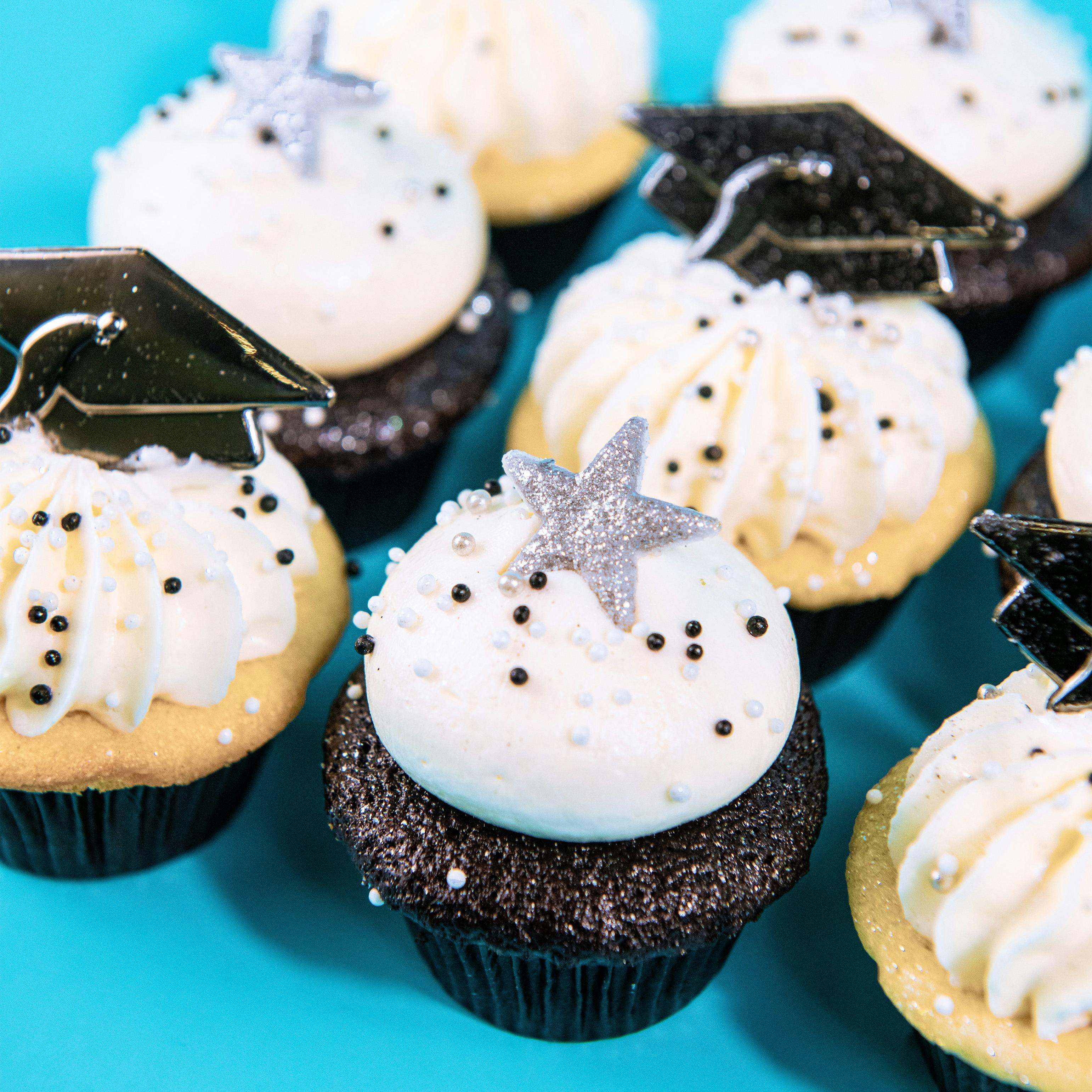 Graduation Mini Cupcakes - 12 Pack by Trophy Cupcakes - Alternate image 2