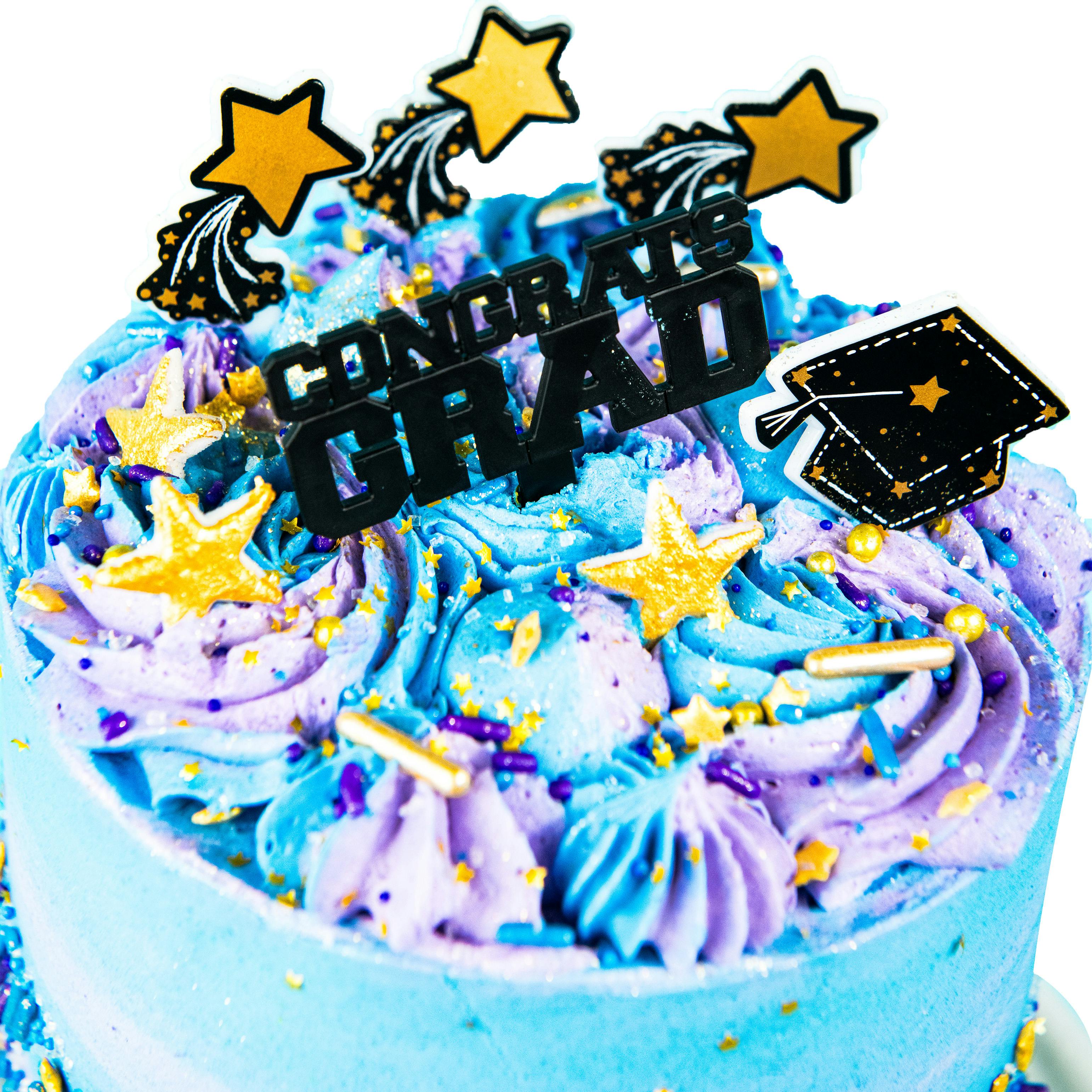 "Out of This World" Graduation Cake by Trophy Cupcakes - Alternate image 1