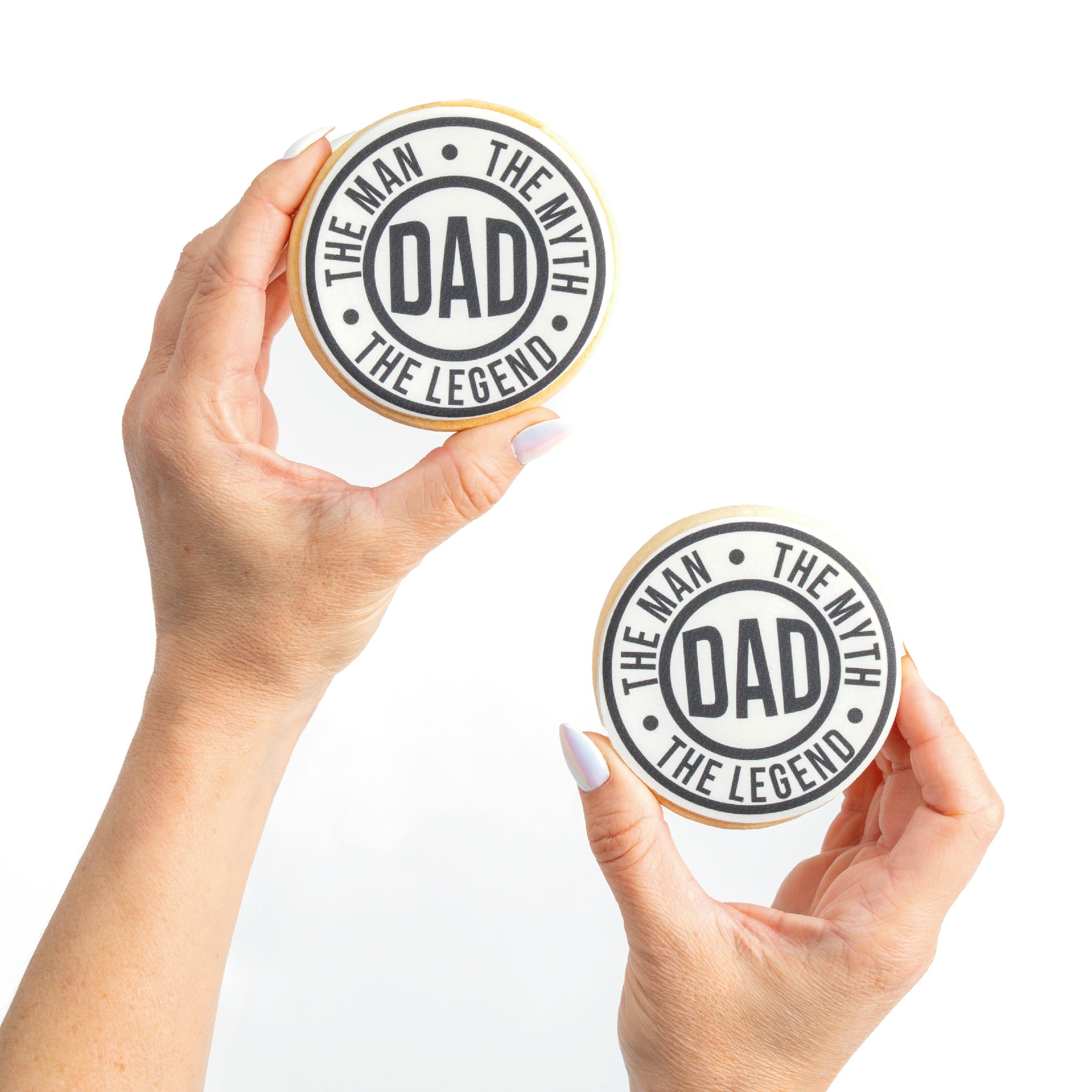 Father's Day "The Man, The Myth, The Legend" Shortbread Cookies by Sweet E's Bake Shop - Alternate image 2