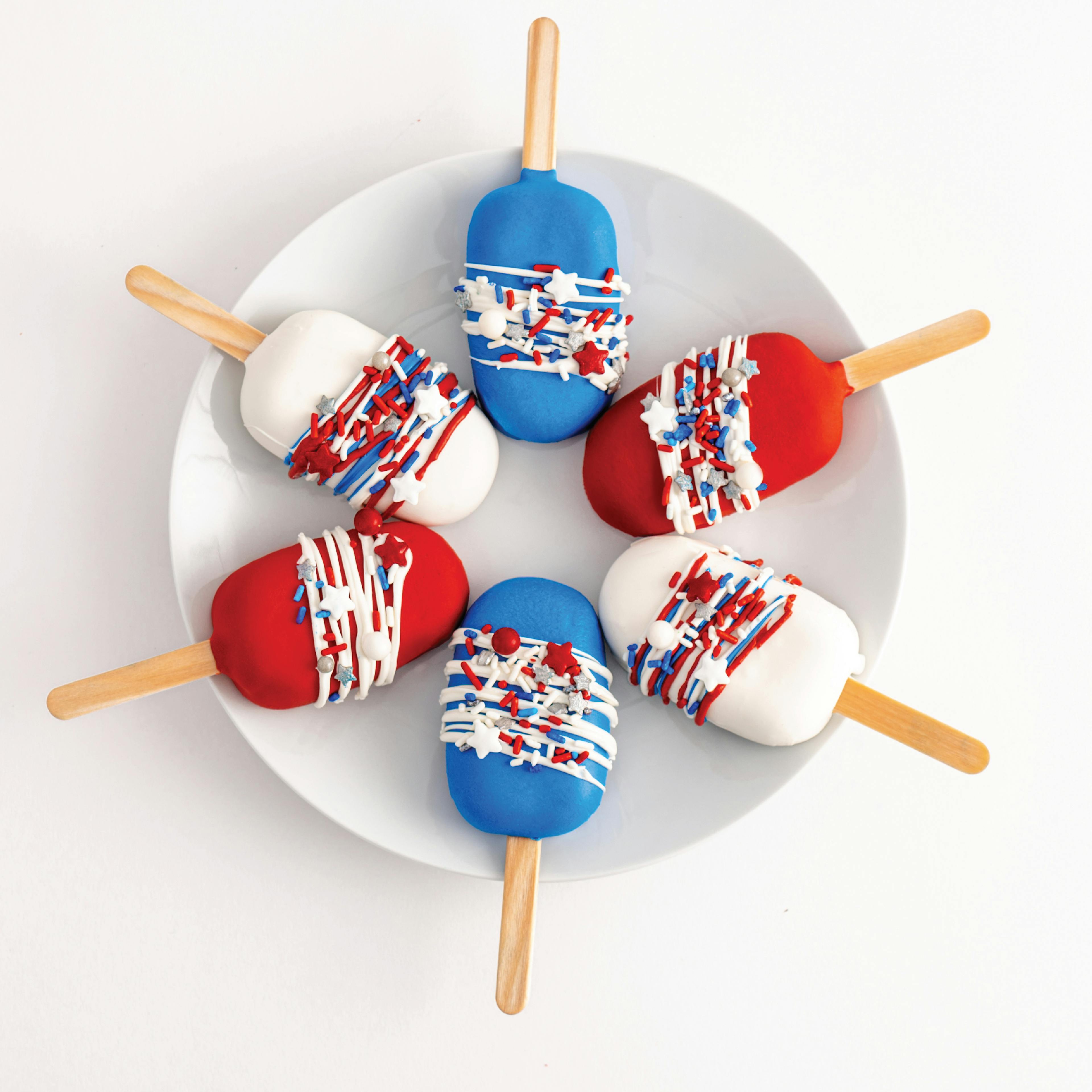 July 4th Cakesicles by Sweet E's Bake Shop